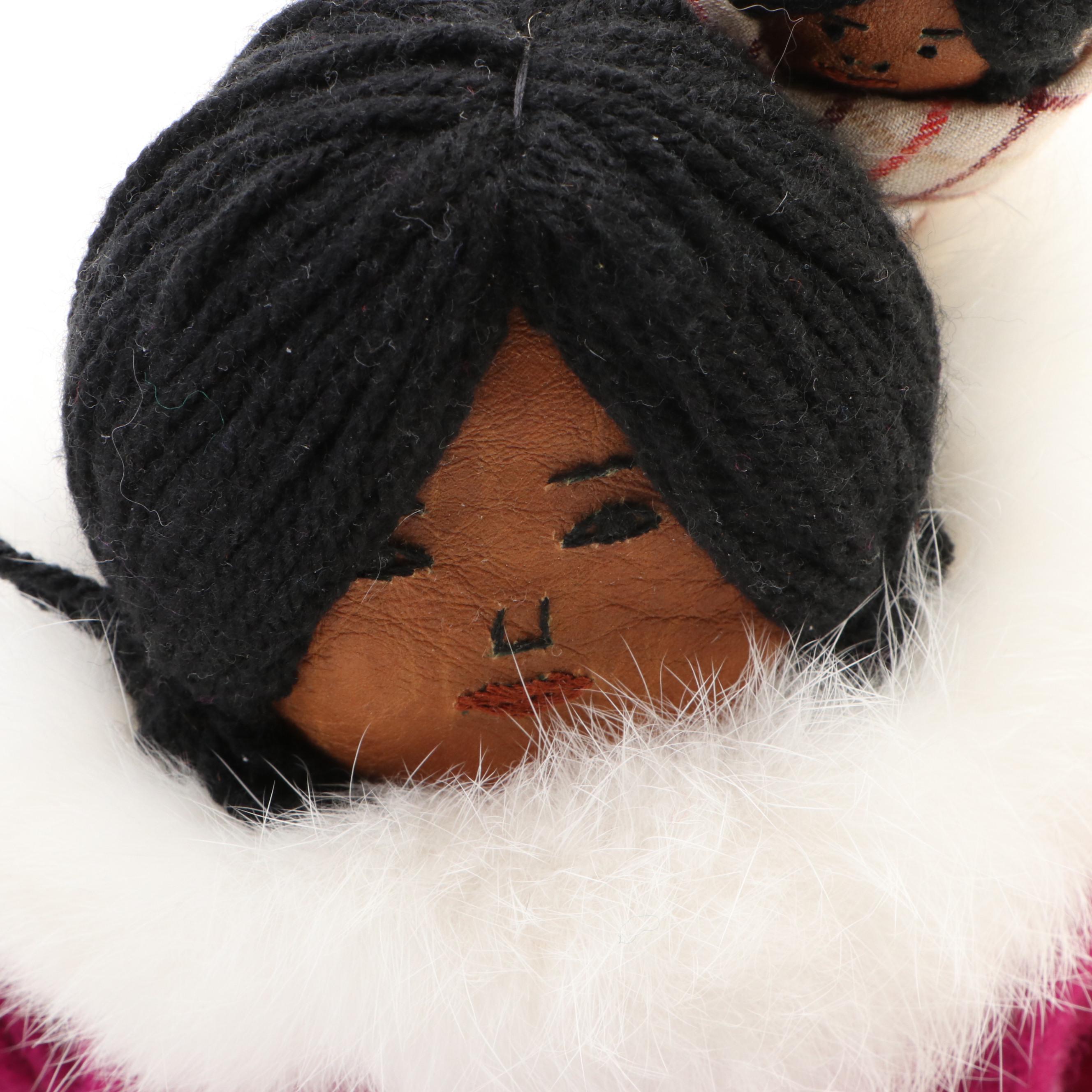 Labrador Traditions with Other Fur and Cloth Folk Art Inuit Dolls