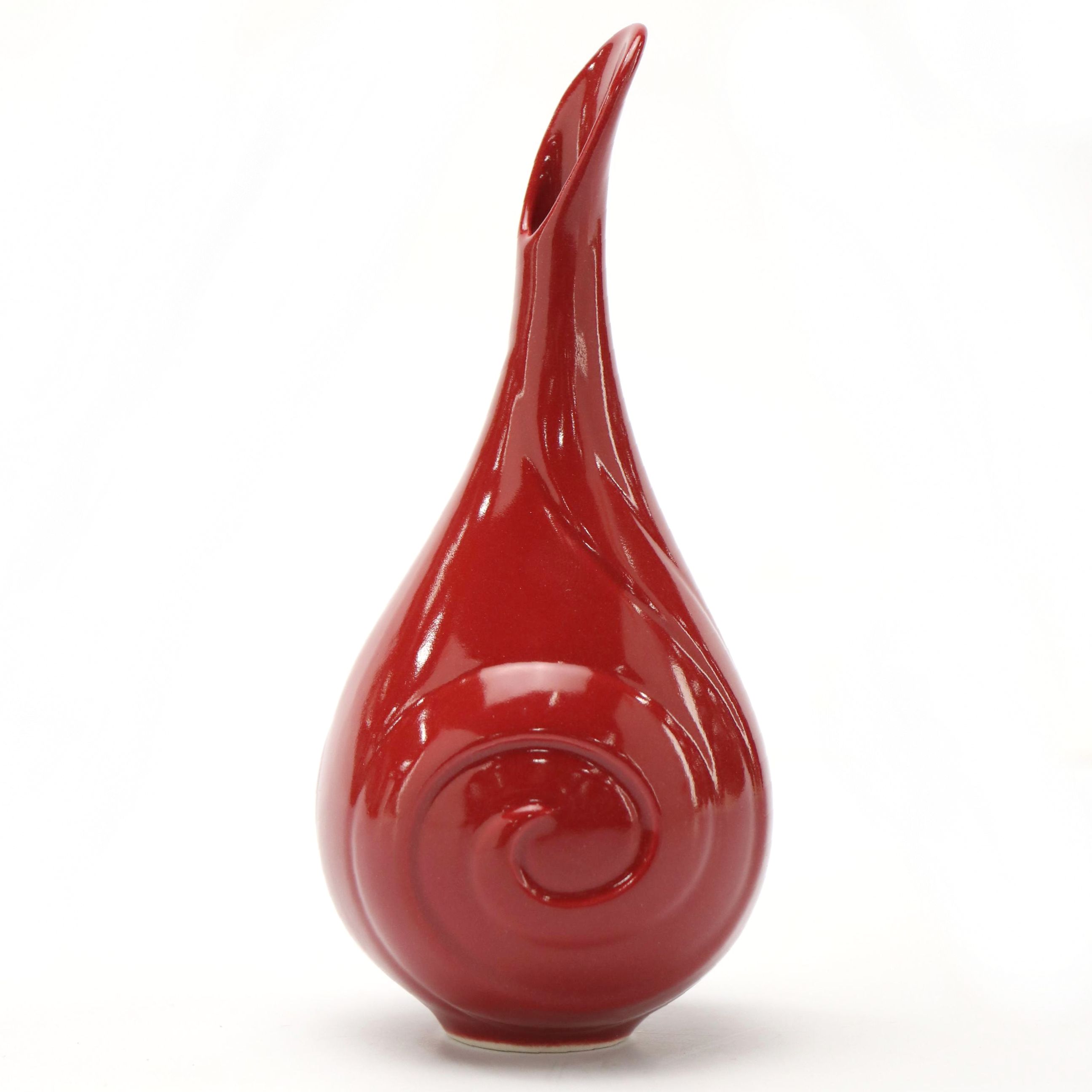 Rookwood Pottery Red Ceramic Bud Vase, 2015