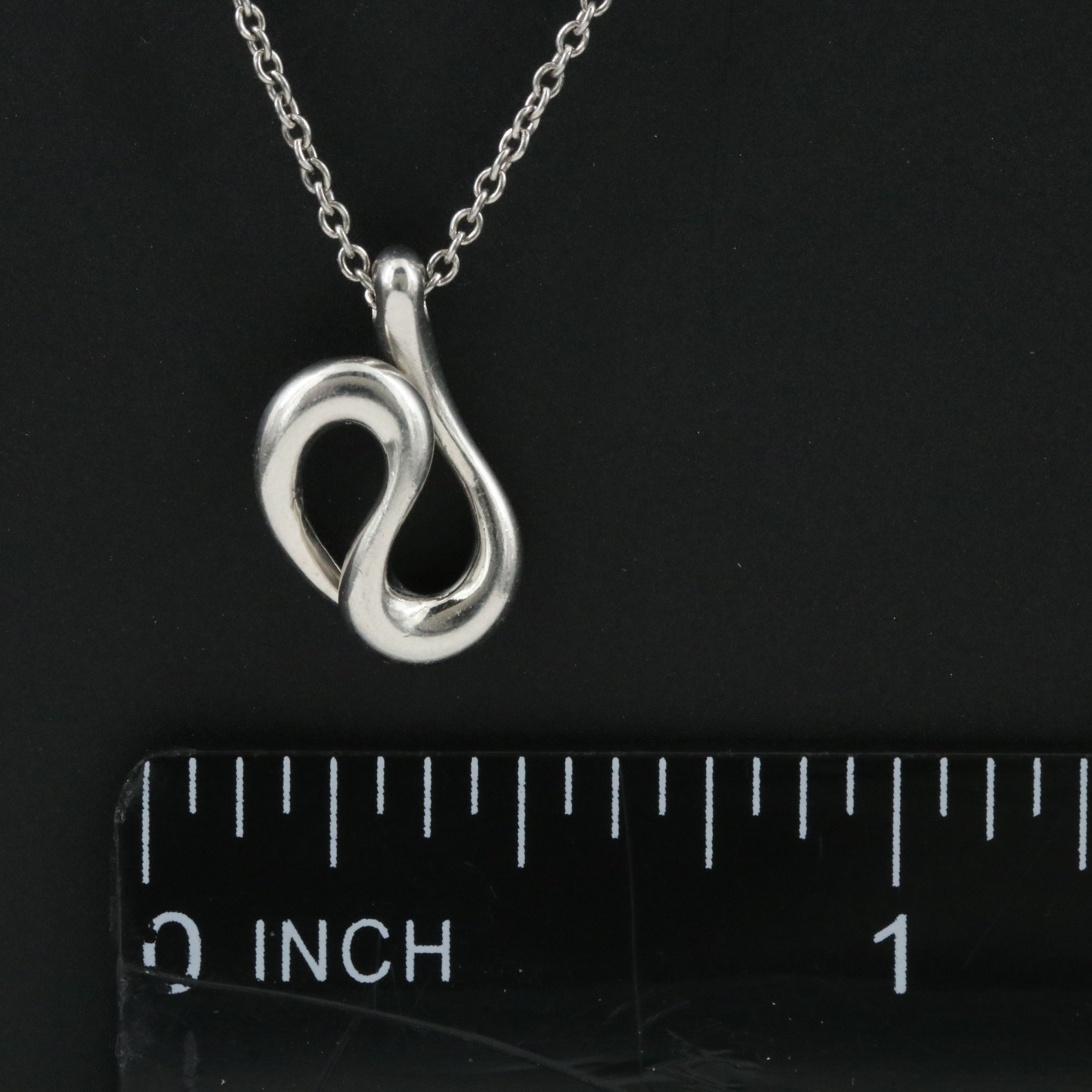 Elsa Peretti for Tiffany & Co. Platinum Coiled Snake Necklace