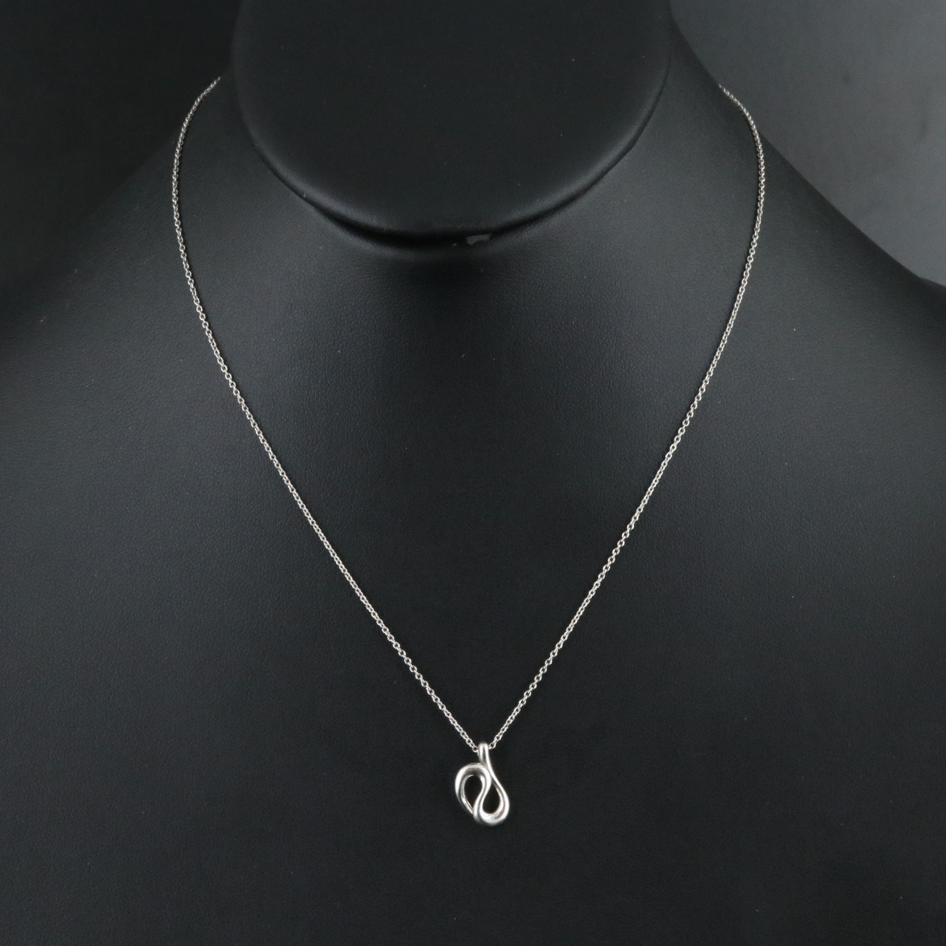 Elsa Peretti for Tiffany & Co. Platinum Coiled Snake Necklace