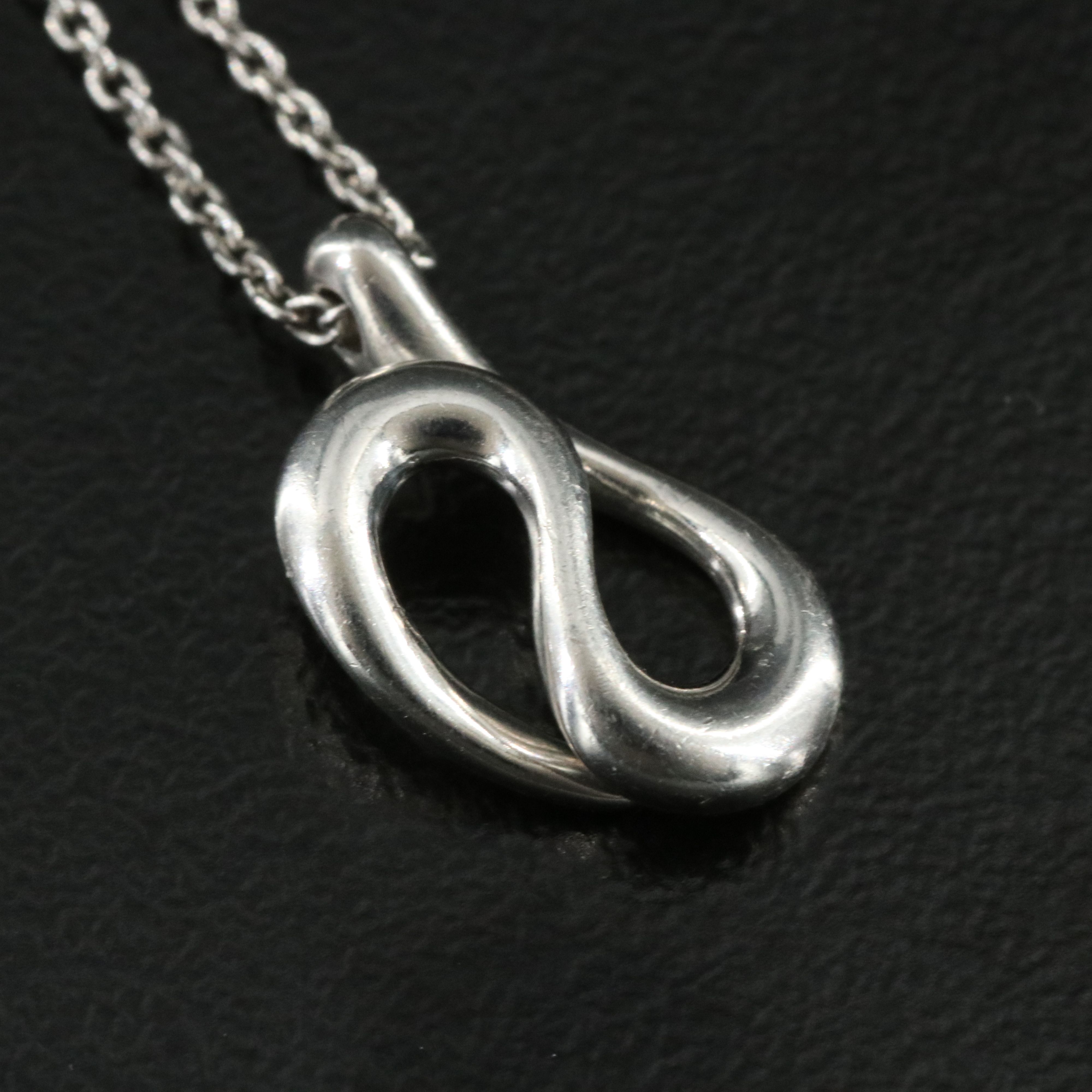 Elsa Peretti for Tiffany & Co. Platinum Coiled Snake Necklace