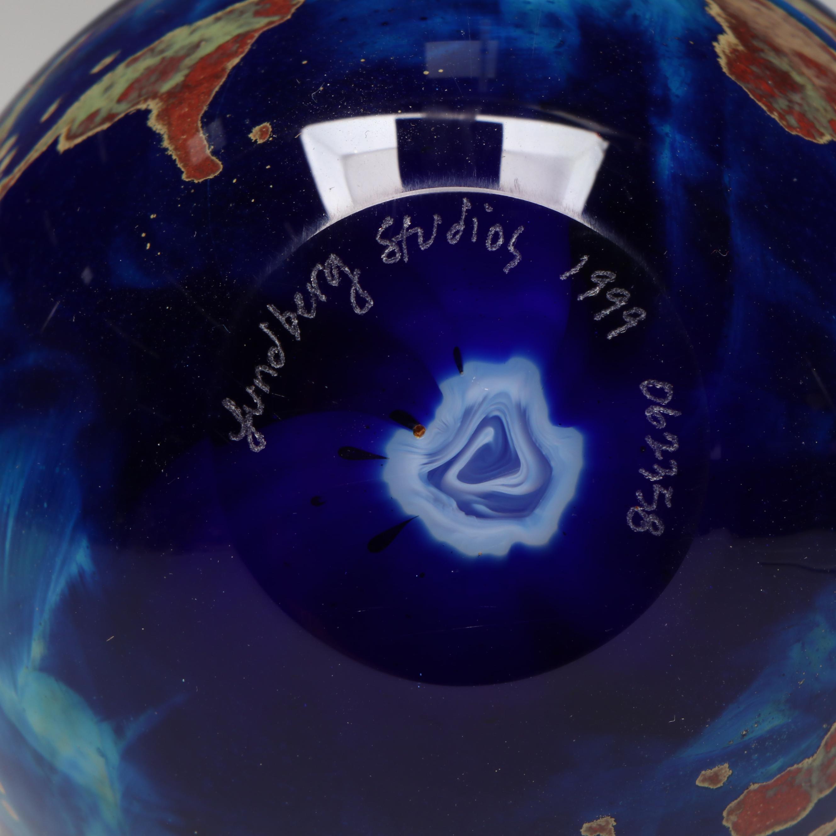 Lundberg Studios Globe, Art Glass Perfume Bottle, Dunbar Glass Carafe and More