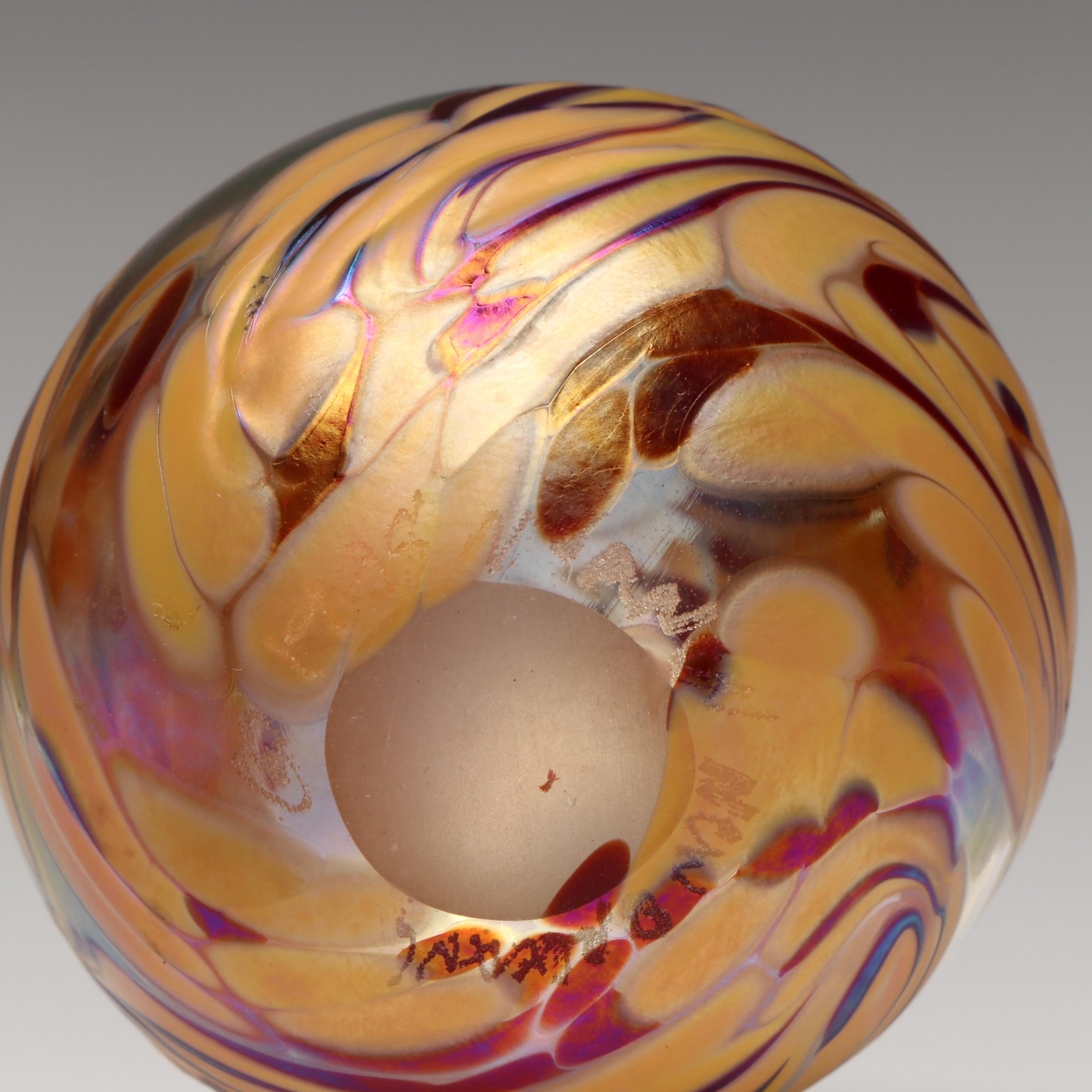 Lundberg Studios Globe, Art Glass Perfume Bottle, Dunbar Glass Carafe and More