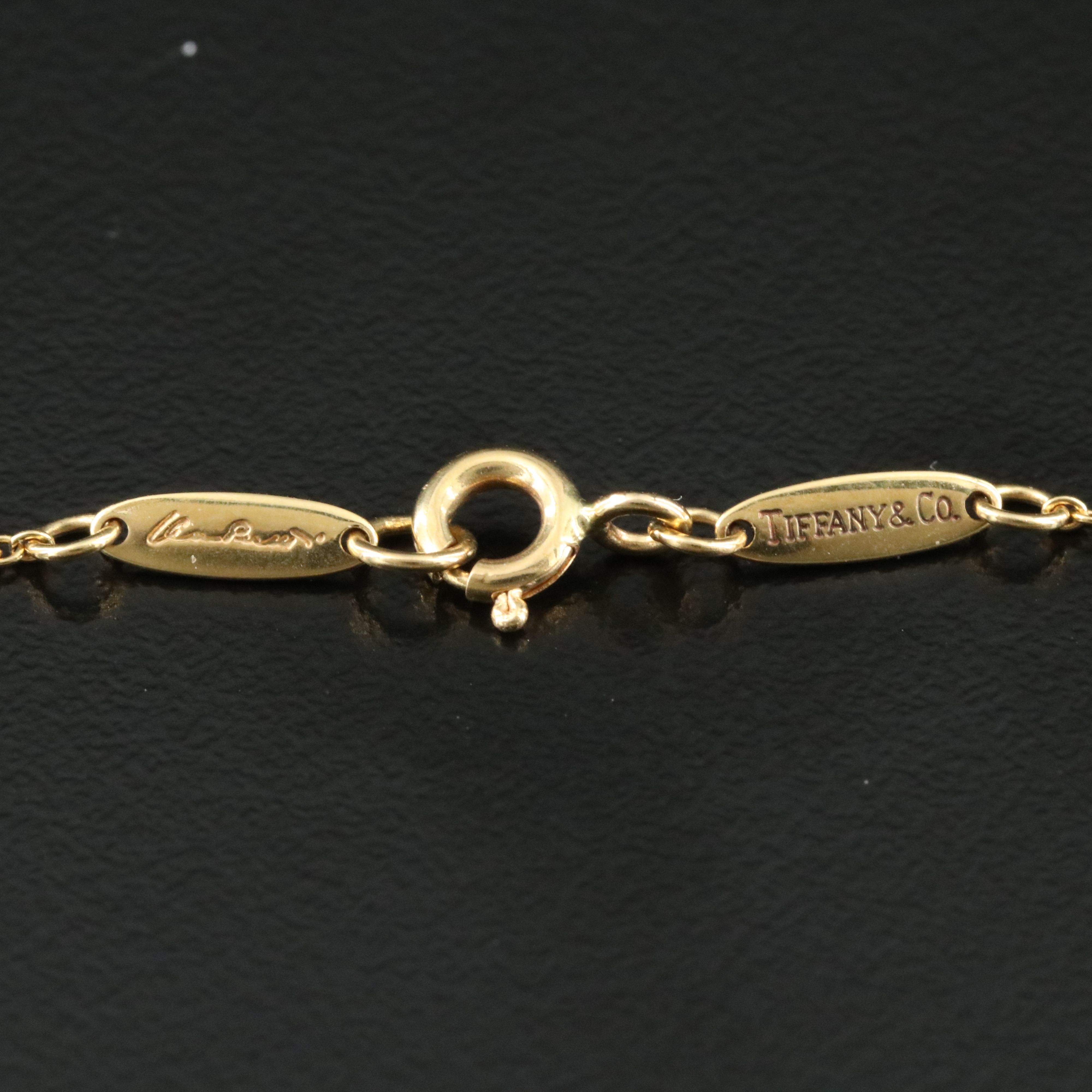 Elsa Peretti for Tiffany & Co. 18K Interlocking Ovals Necklace