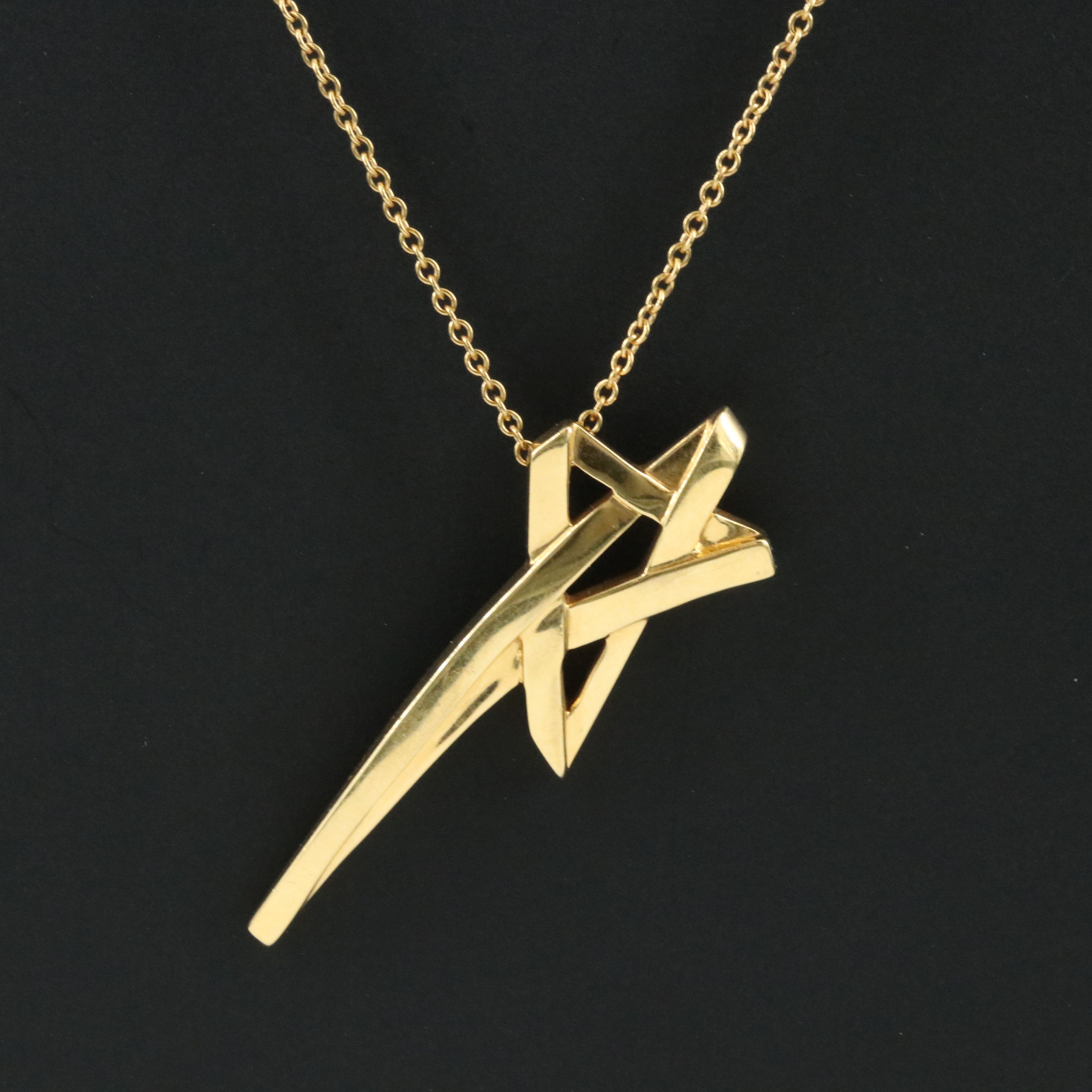 Paloma Picasso for Tiffany & Co.18K Shooting Star Necklace