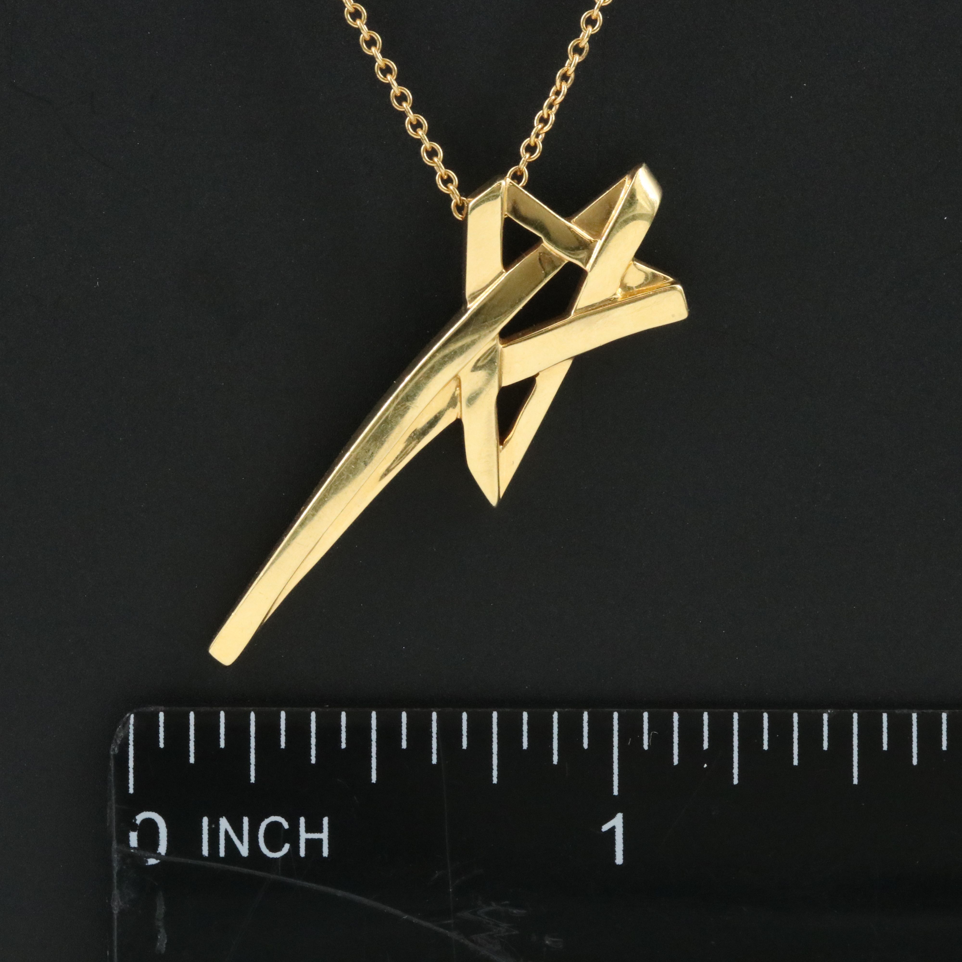 Paloma Picasso for Tiffany & Co.18K Shooting Star Necklace