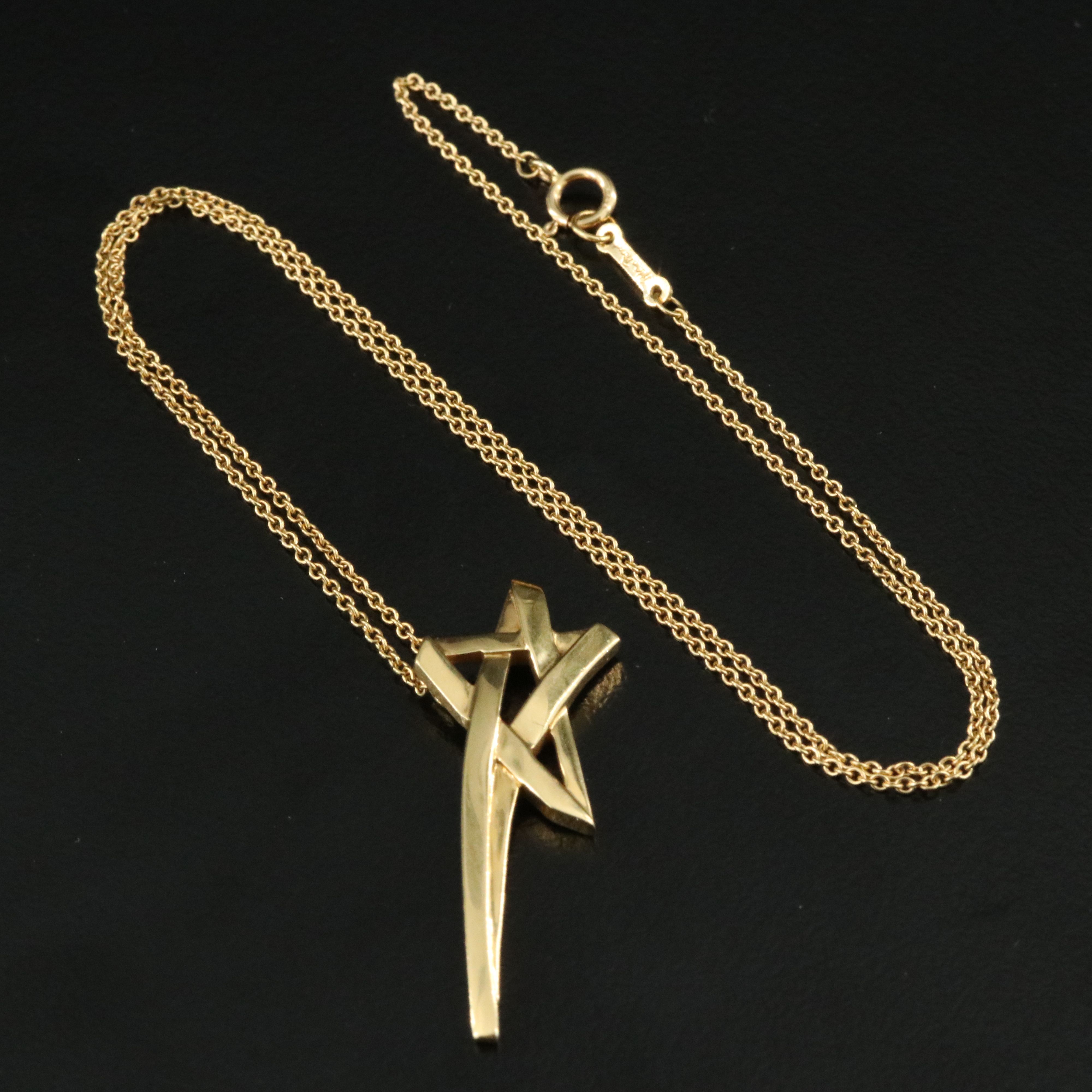 Paloma Picasso for Tiffany & Co.18K Shooting Star Necklace