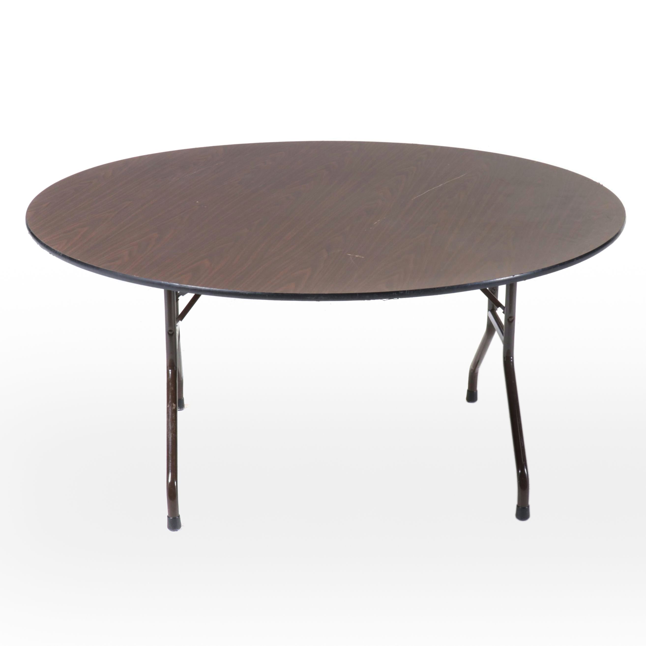 Laminate Top Round Folding Table