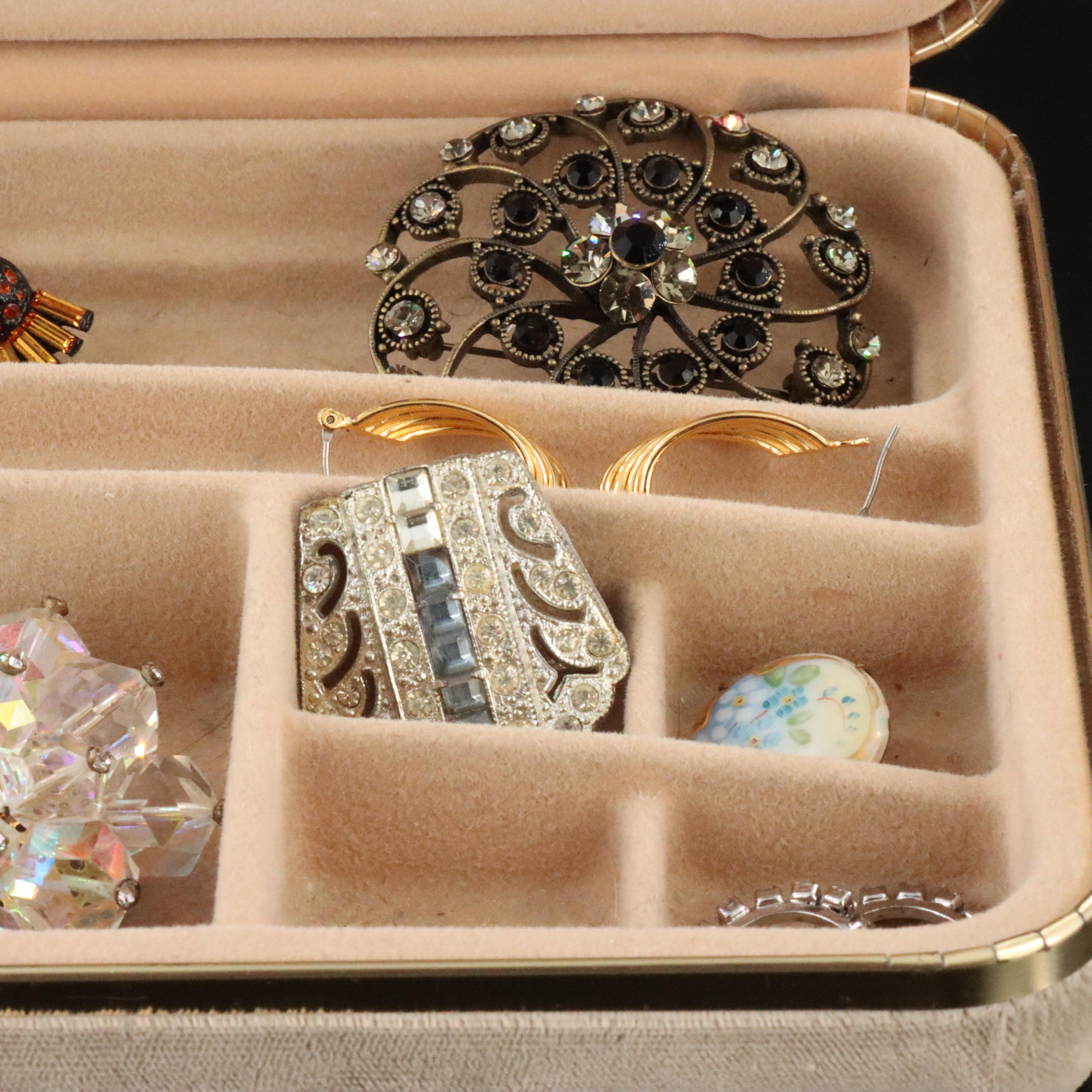 14K Basket Earrings, Swarovski and Coro Featured in Jewelry Collection