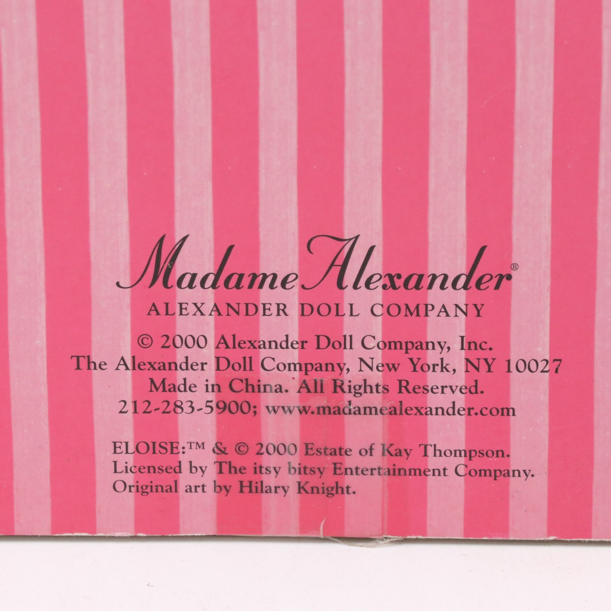 Madame Alexander "Eloise" Dolls & Figurines with "Olivia" Gift Set & More