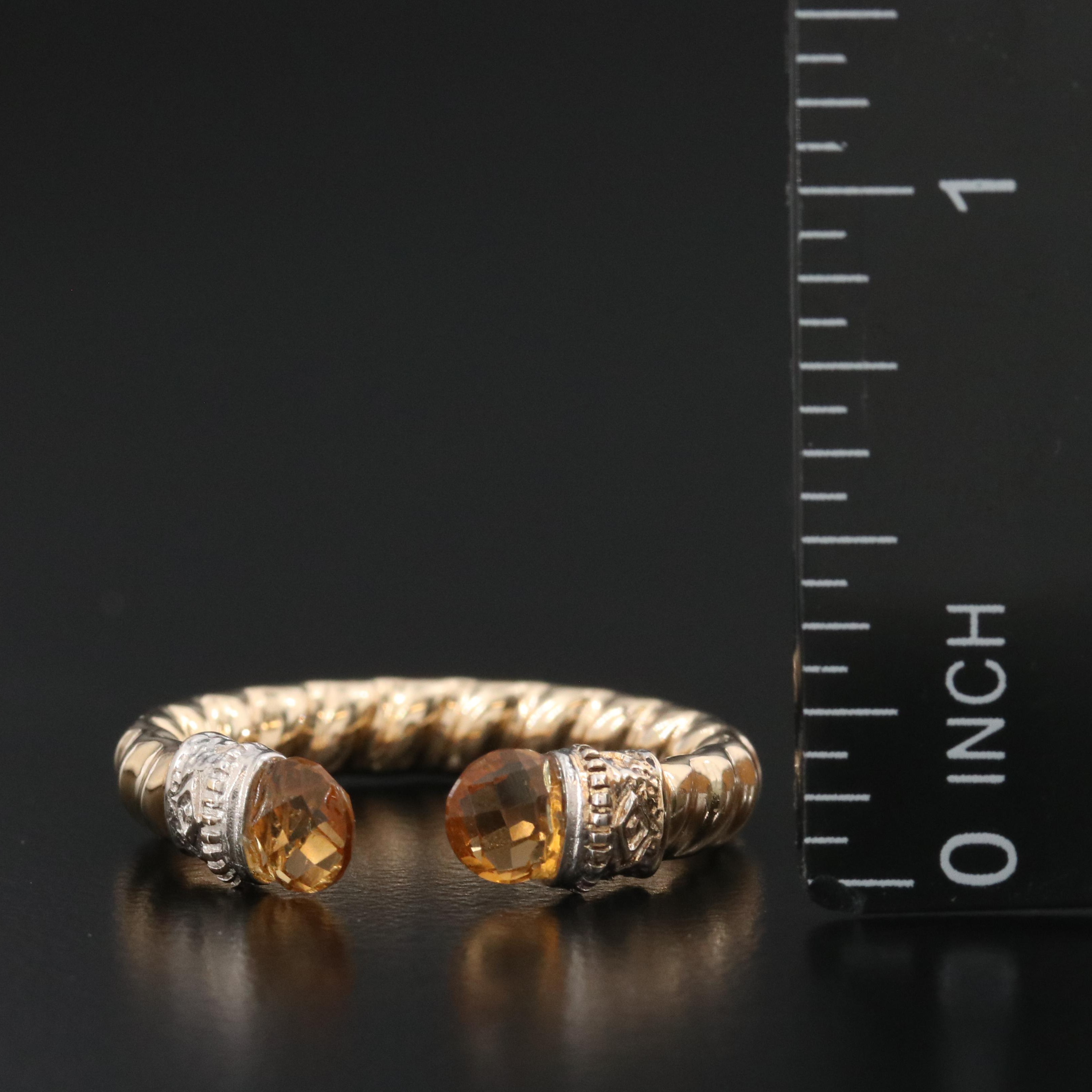 14K Torque Ring with Electroform Band