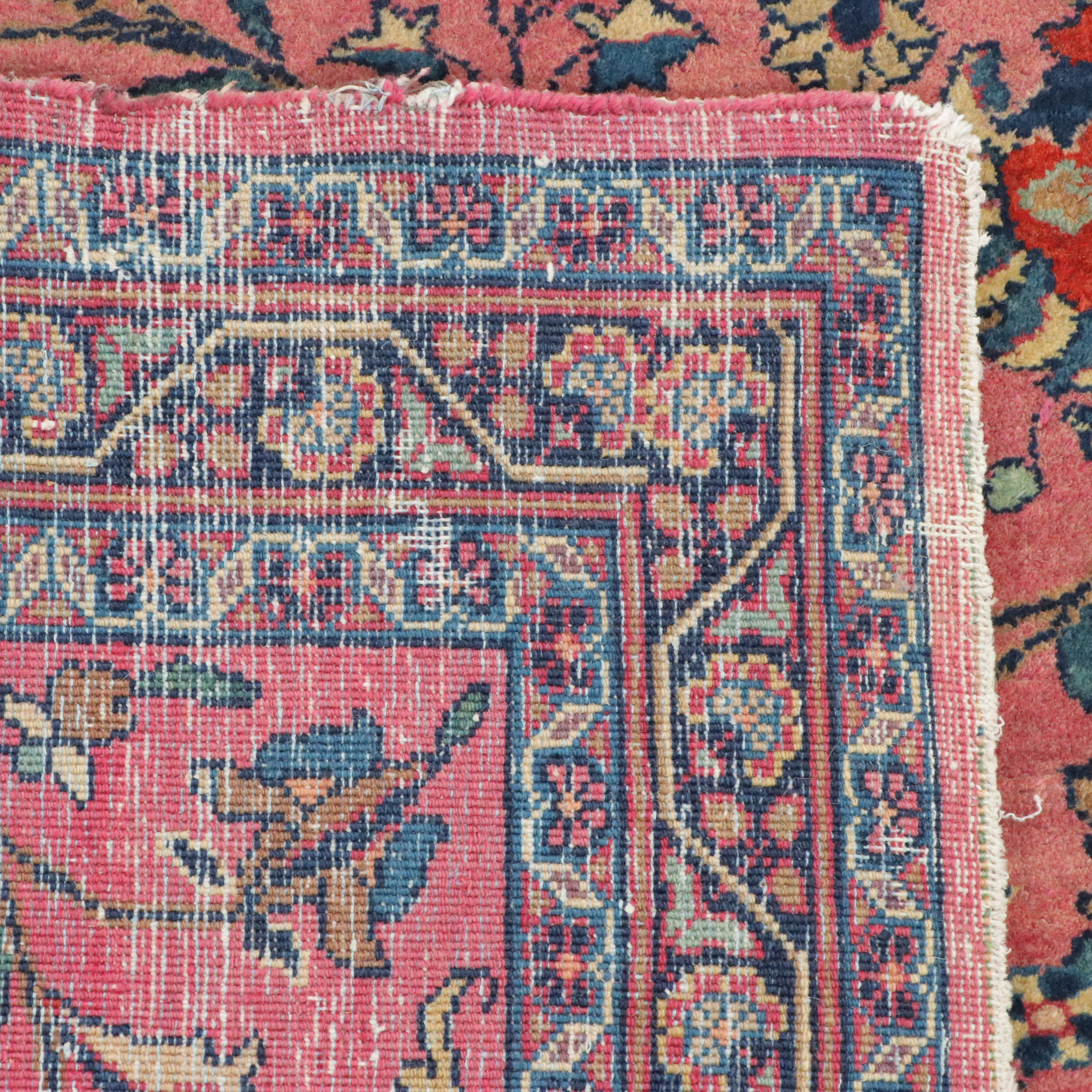 4'1 x 7'5 Hand-Knotted Persian Mehriban Style Area Rug