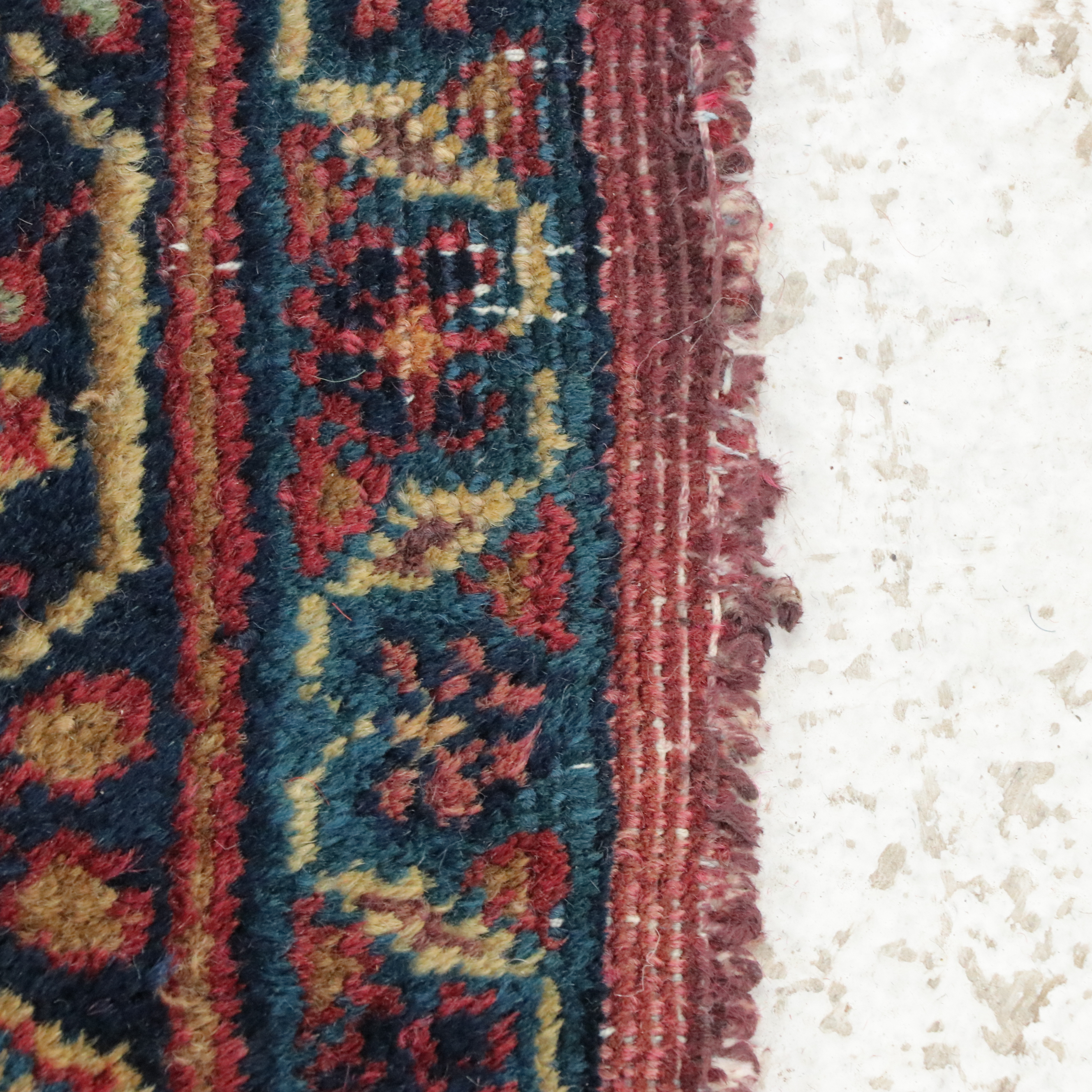 4'1 x 7'5 Hand-Knotted Persian Mehriban Style Area Rug