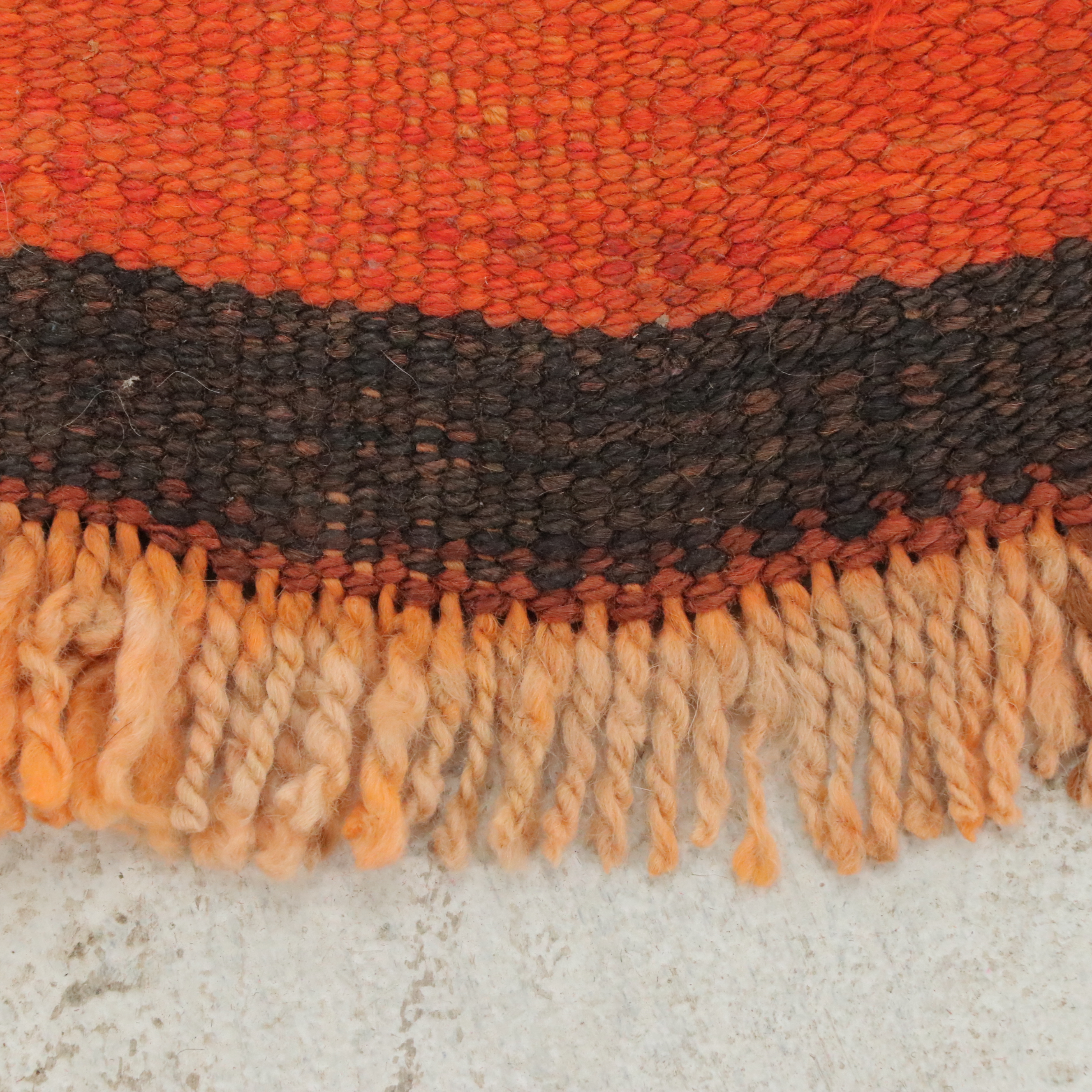 3'3 x 11'5 Hand-Knotted Moroccan Berber Carpet Runner Long Rug