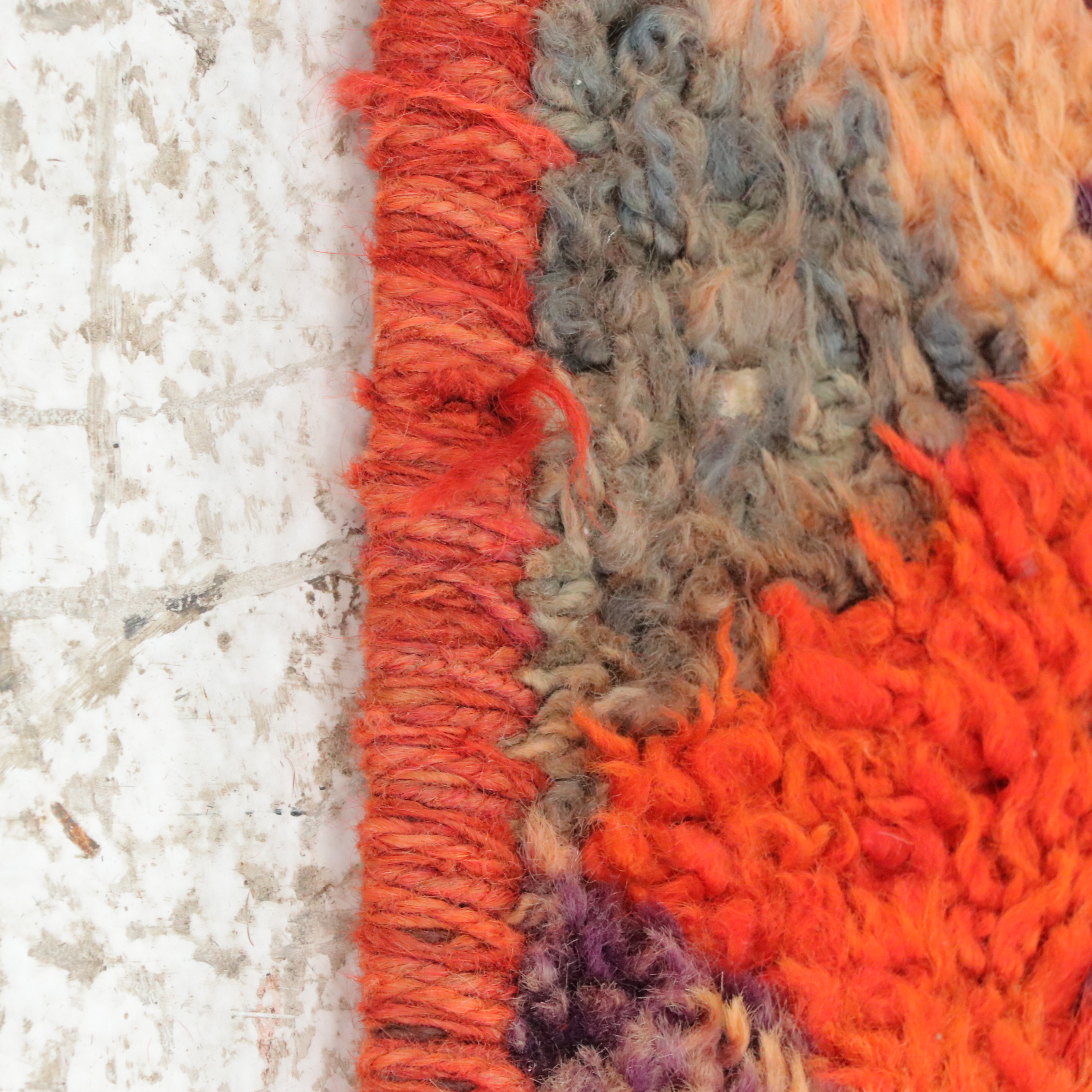 3'3 x 11'5 Hand-Knotted Moroccan Berber Carpet Runner Long Rug