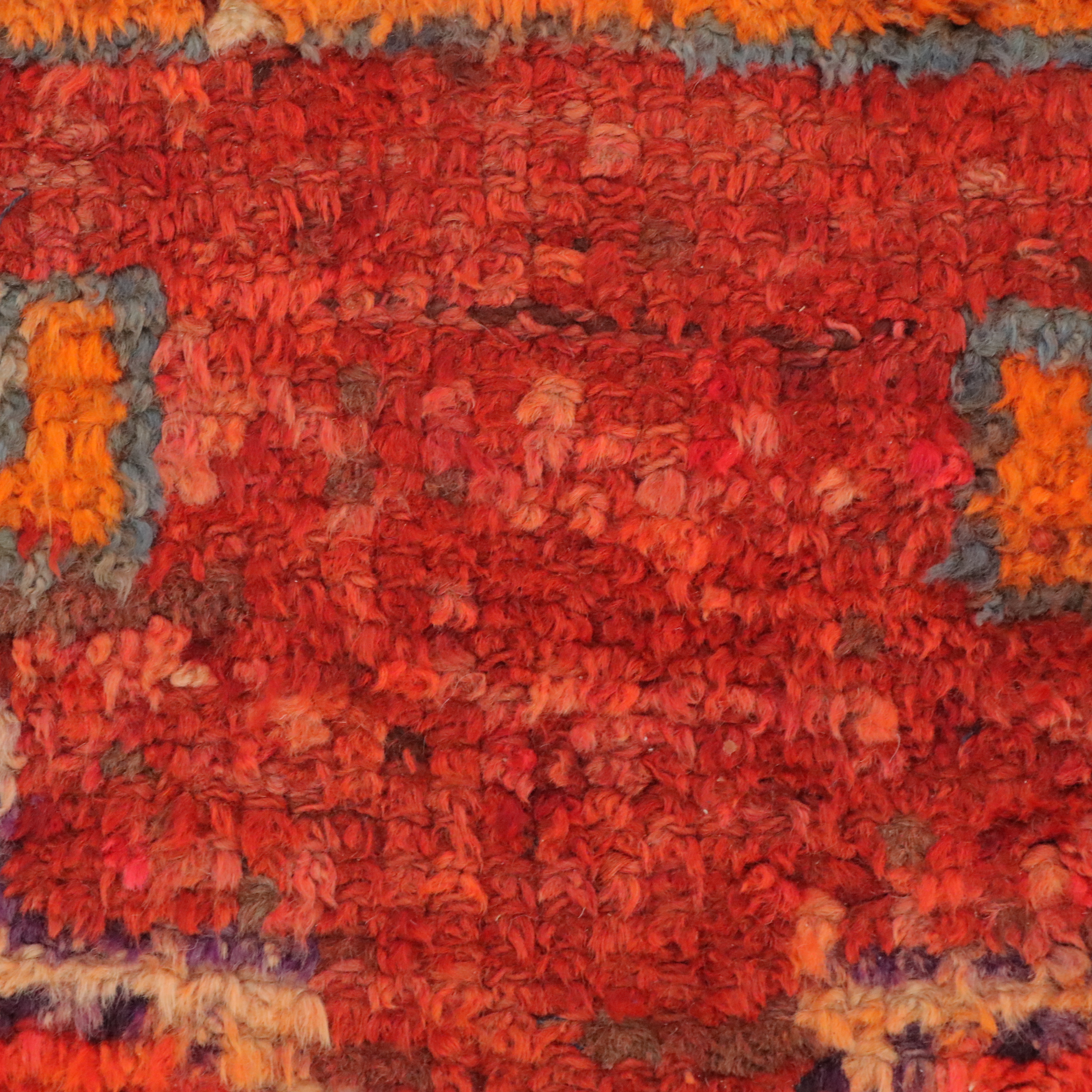 3'3 x 11'5 Hand-Knotted Moroccan Berber Carpet Runner Long Rug