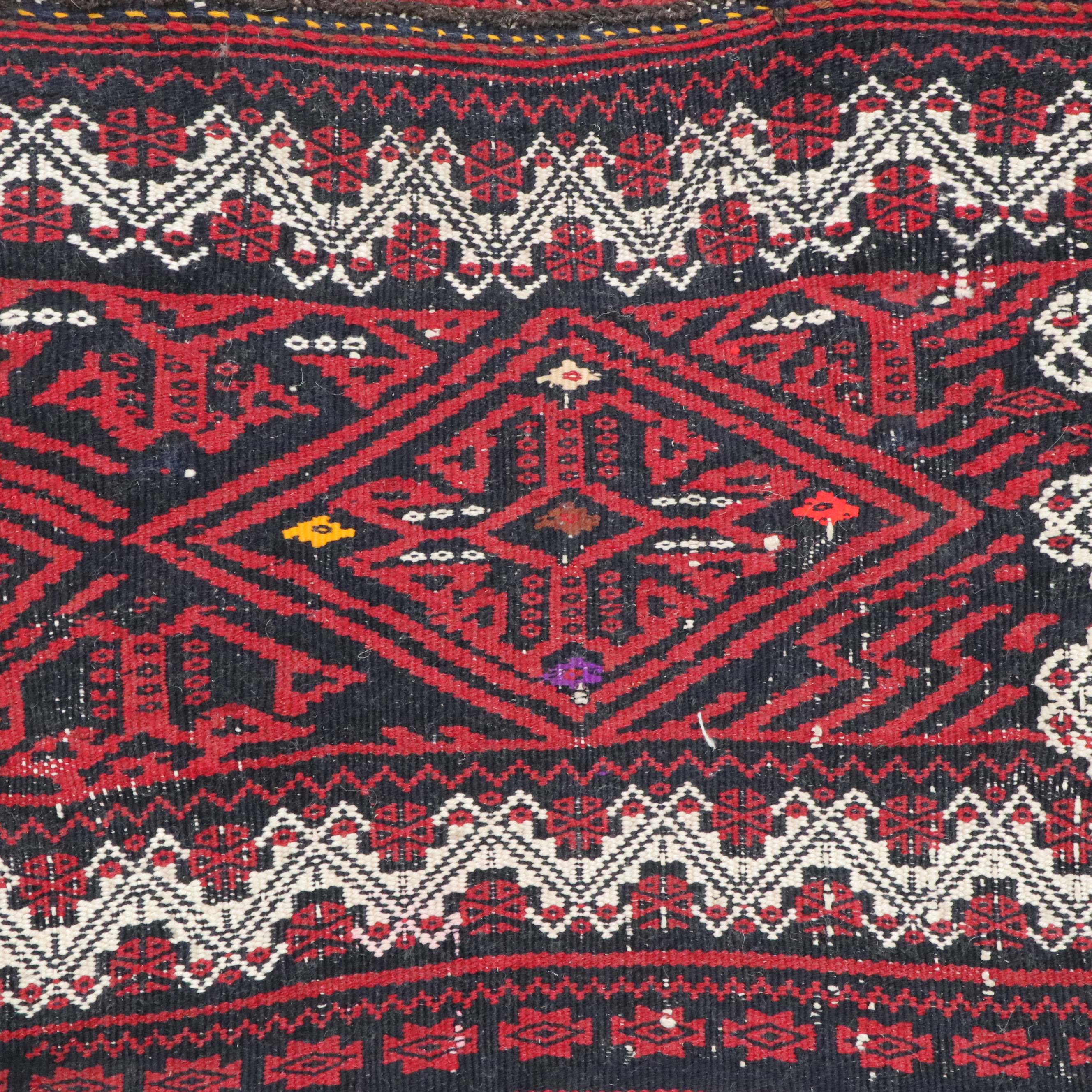 2' x 2' Hand-Knotted Persian Kazak Style Salt Bag