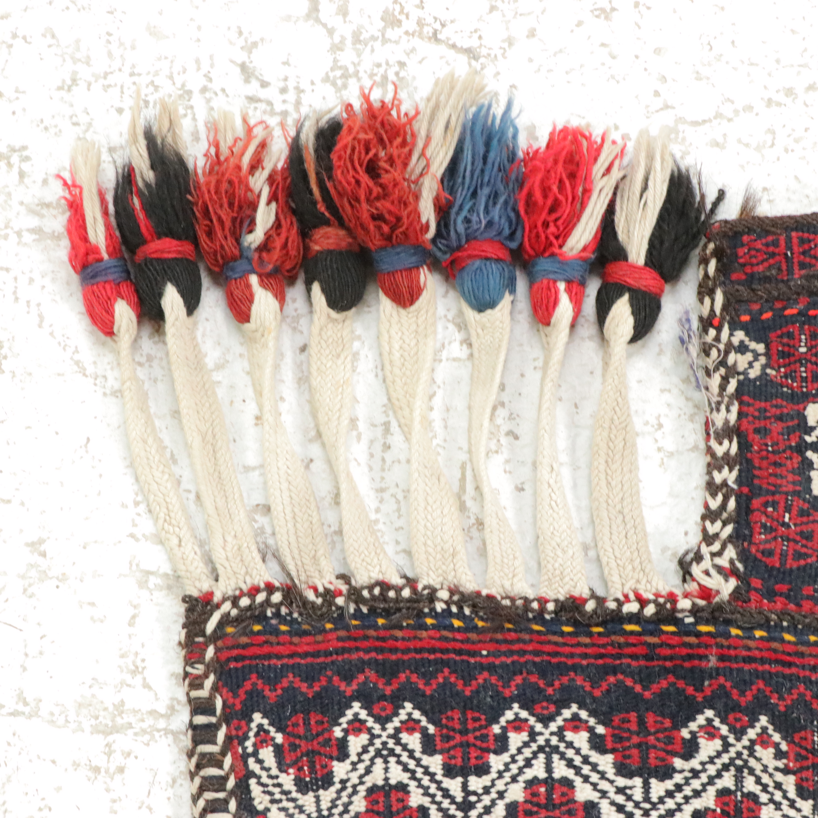 2' x 2' Hand-Knotted Persian Kazak Style Salt Bag