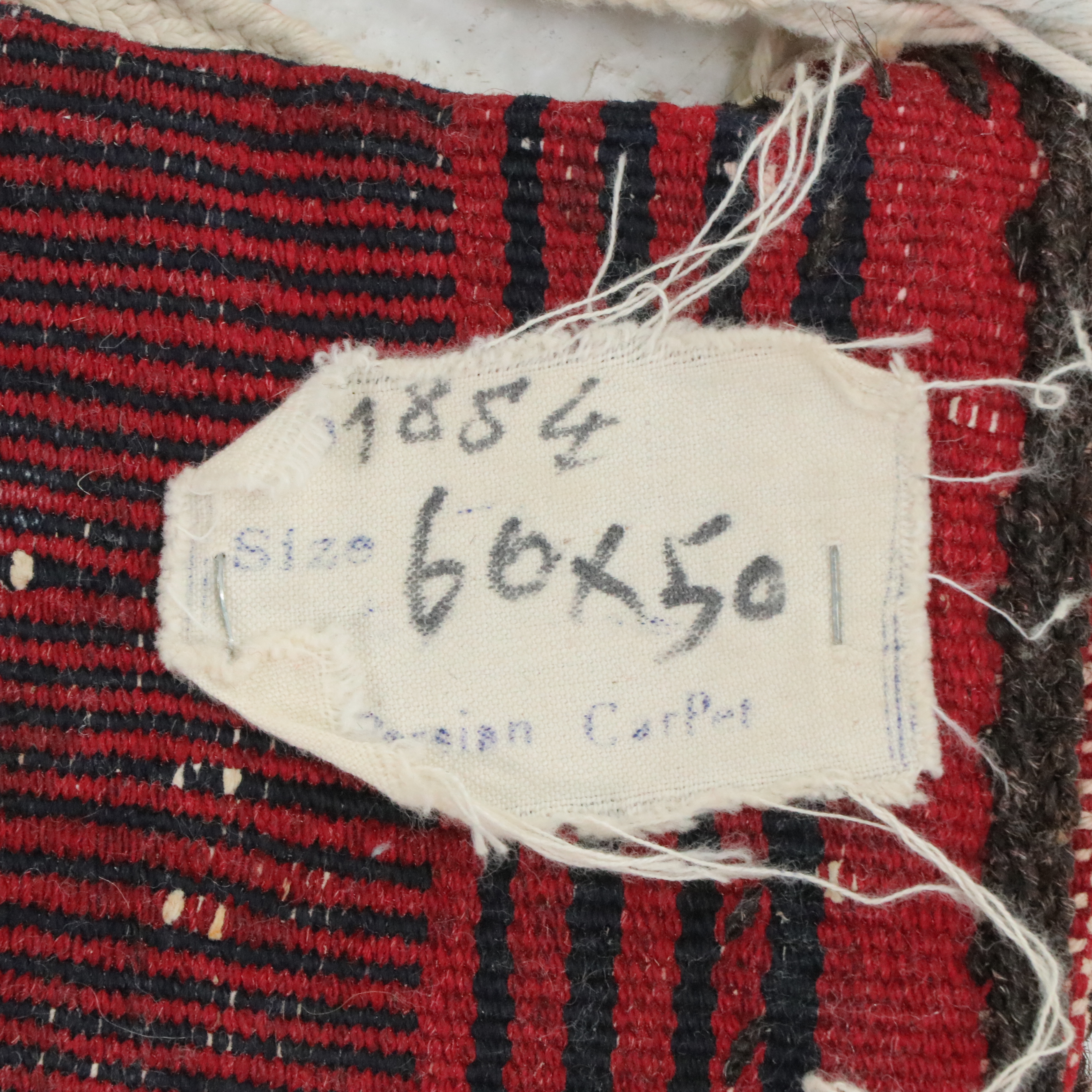 2' x 2' Hand-Knotted Persian Kazak Style Salt Bag