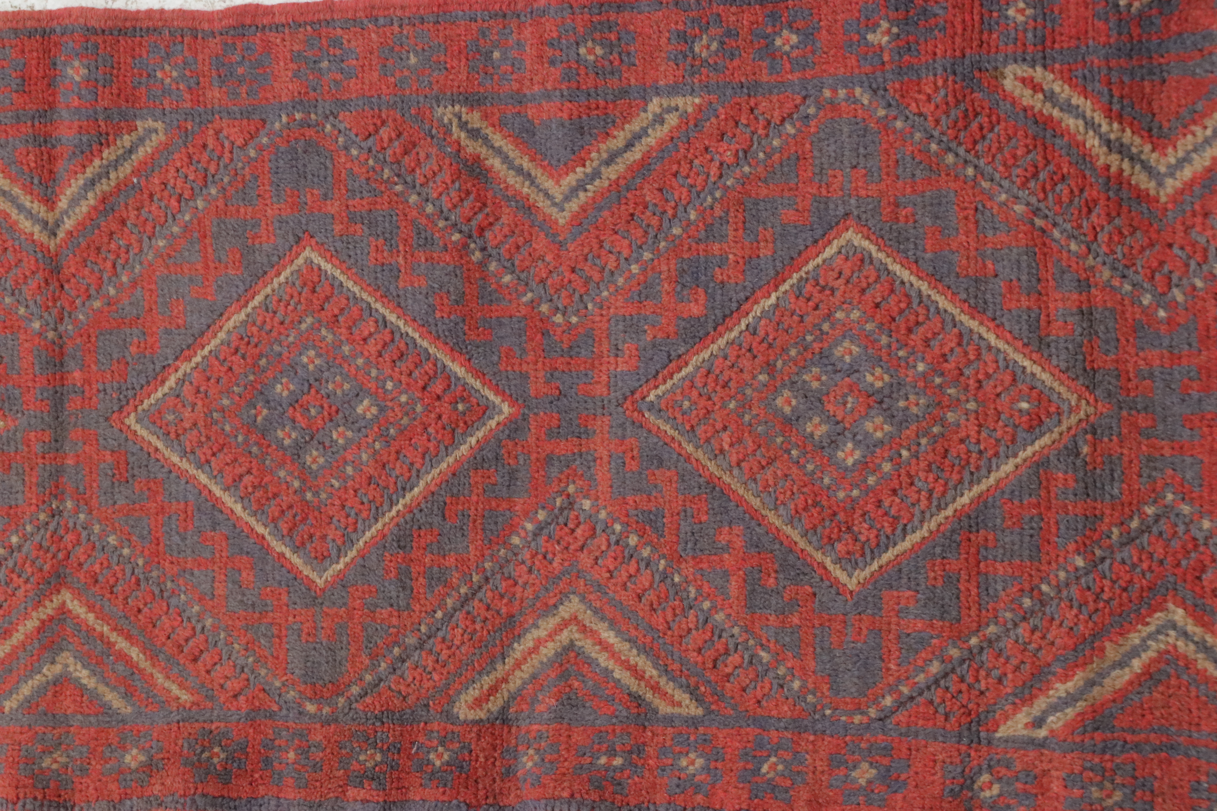 2'1 x 8'4 Handwoven Afghan Mashwani Carpet Runner