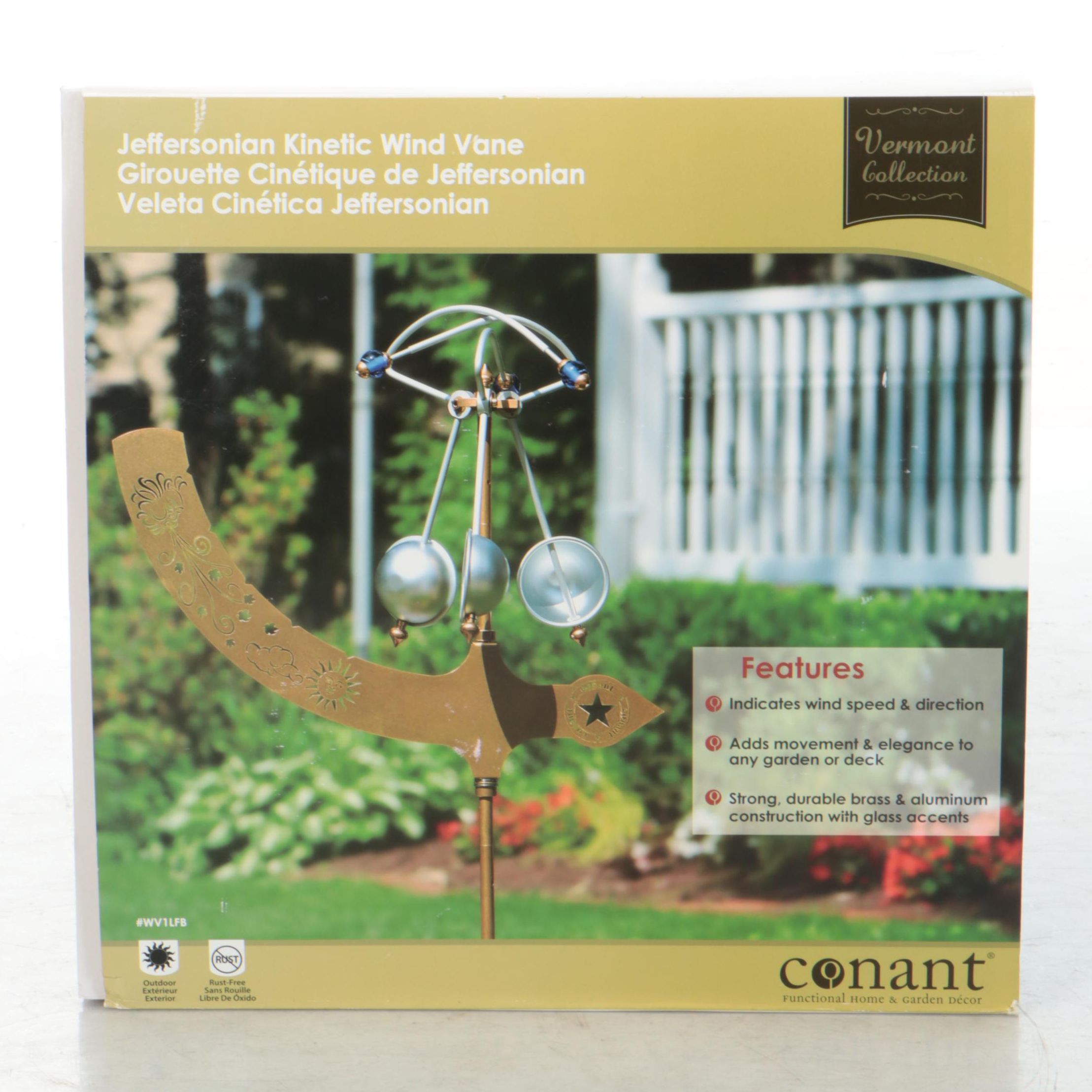 Conant Jeffersonian Kinetic Wind Vane