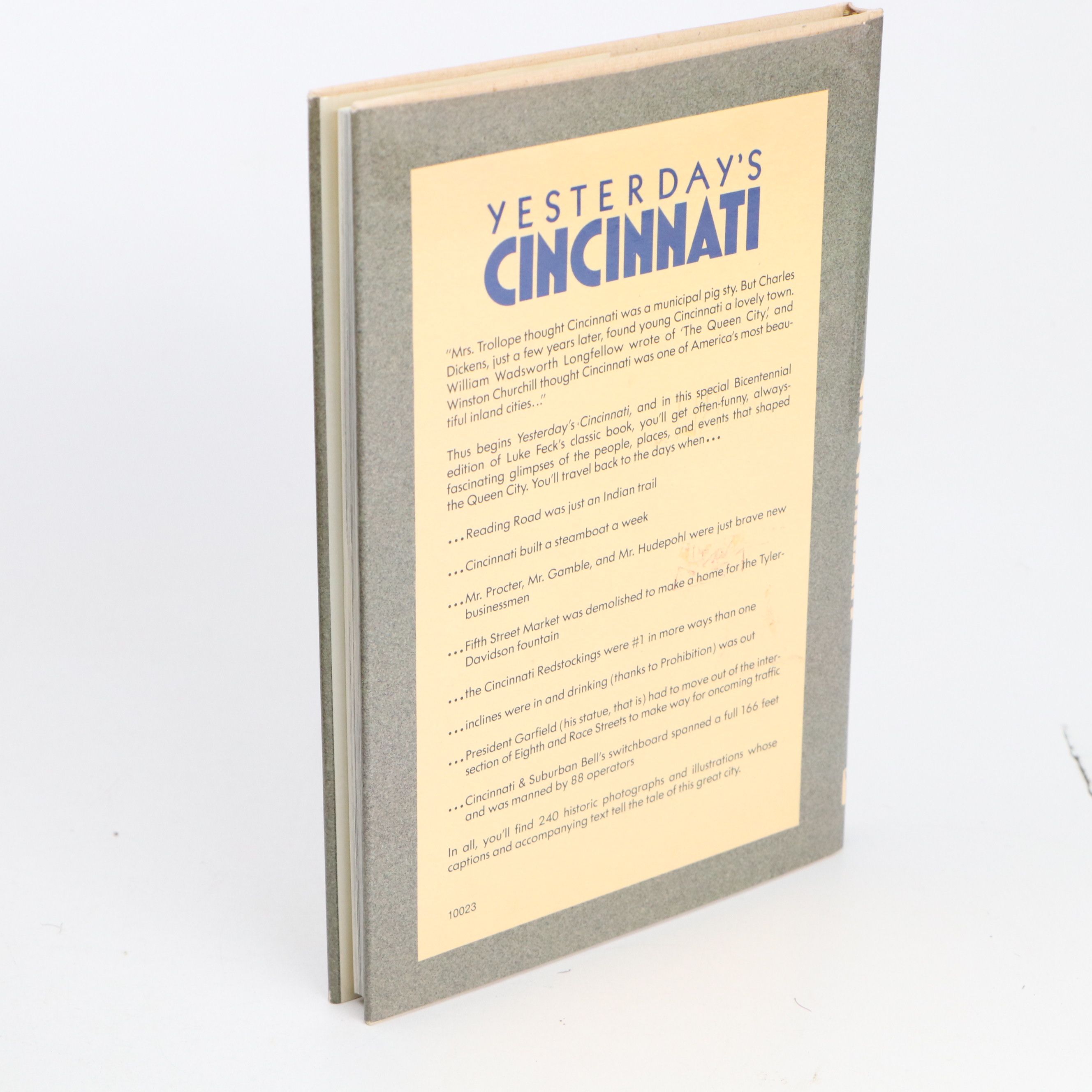 "Cincinnati Scenes," "Yesterday's Cincinnati," and More Cincinnati History Books