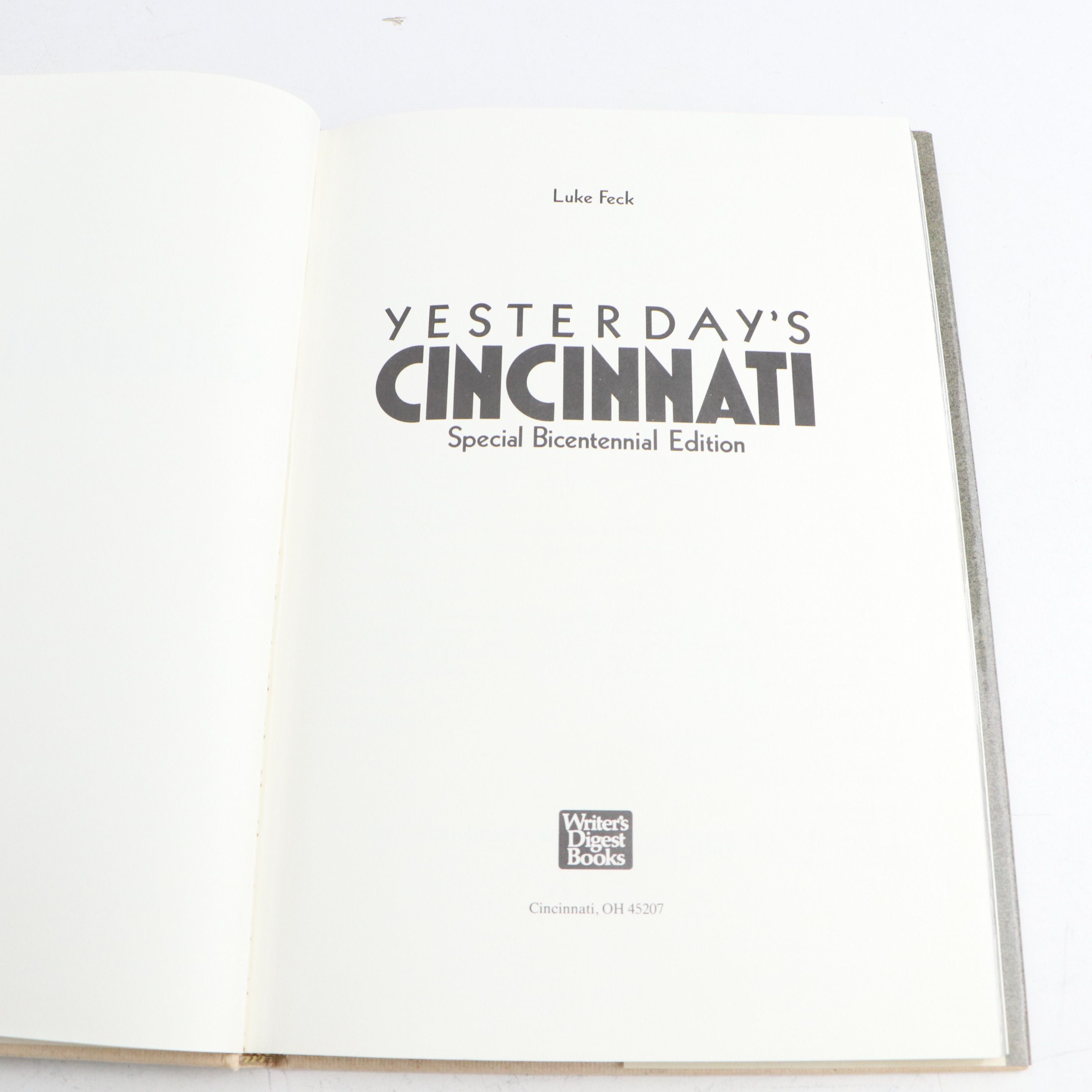 "Cincinnati Scenes," "Yesterday's Cincinnati," and More Cincinnati History Books