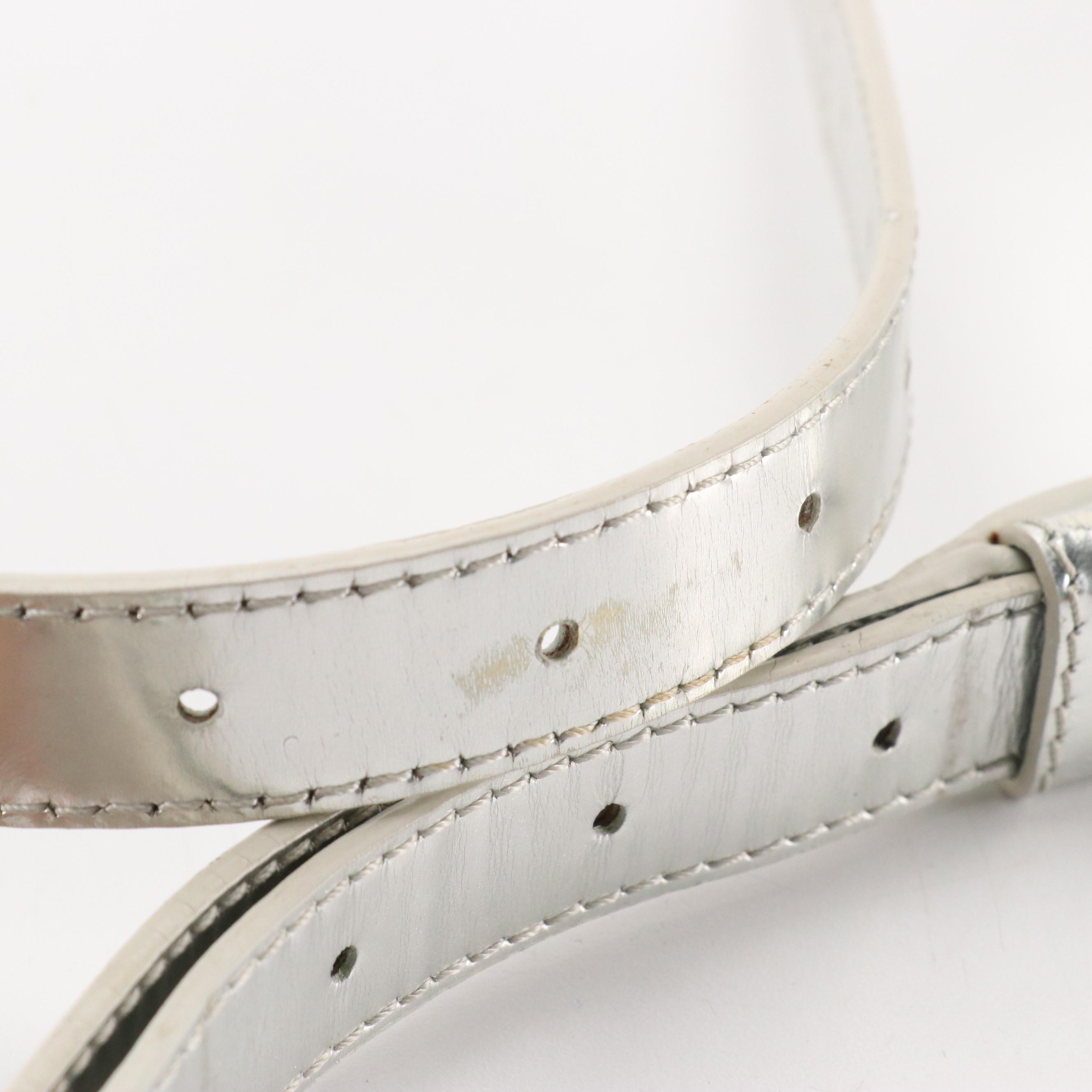 Loewe Mini Anagram Crossbody Bag in Blush Beige Suede & Silver Metallic Leather