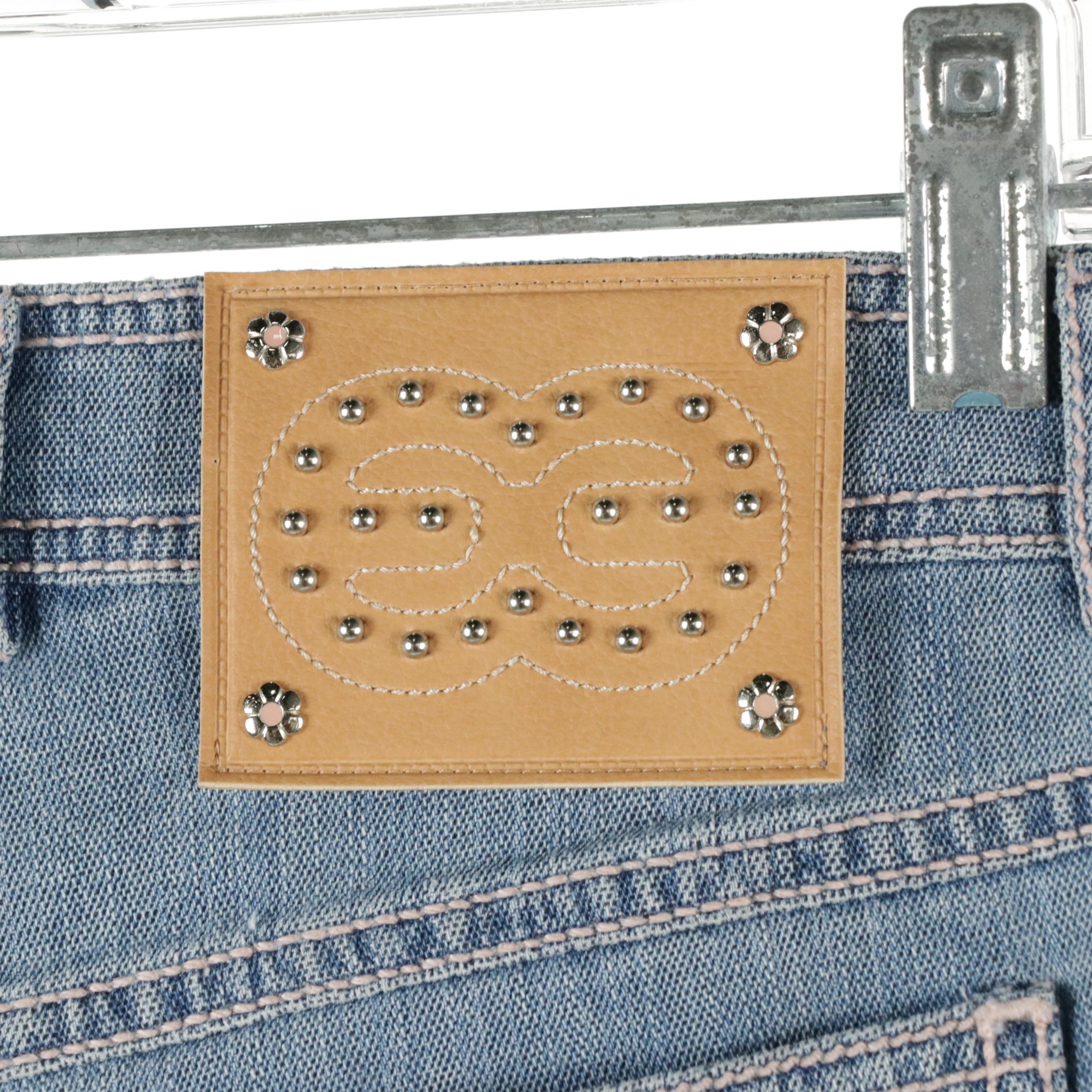 Escada Light Wash Denim Jeans, With Tags