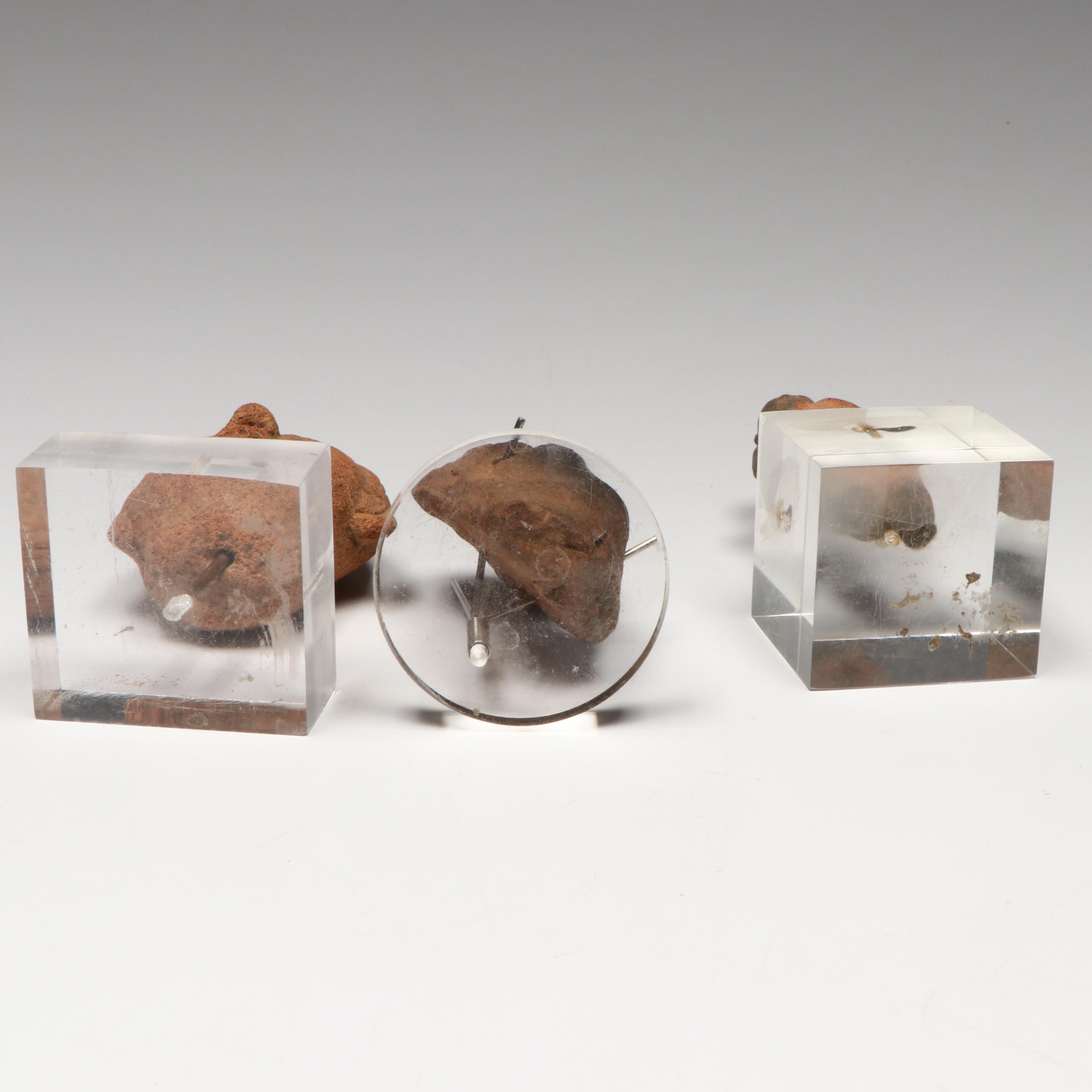 Antique Pre-Columbian Pottery Fragments