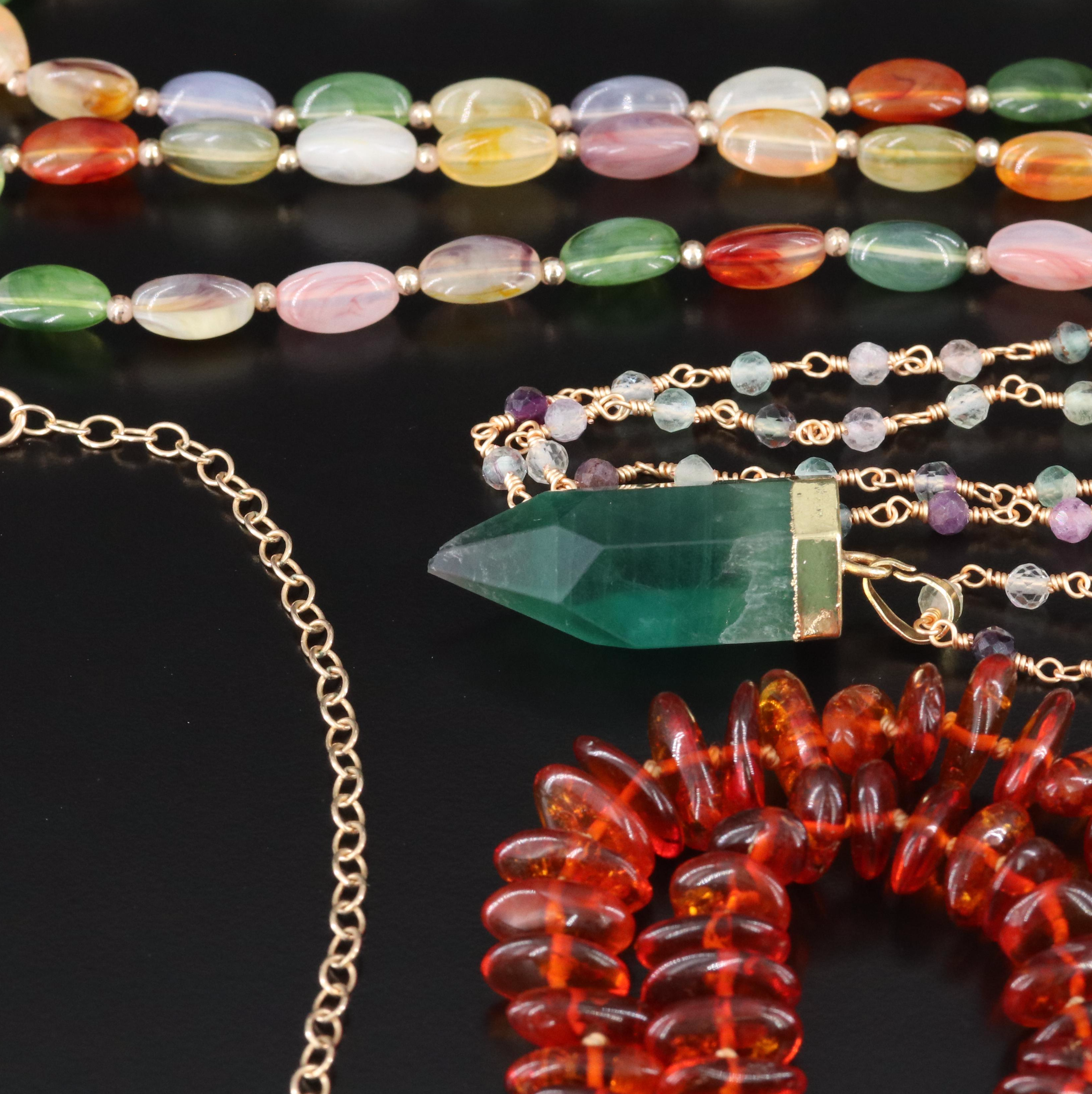 Ciner Ladybug Cufflinks, Quartzite and Fluorite Featured in Jewelry Collection