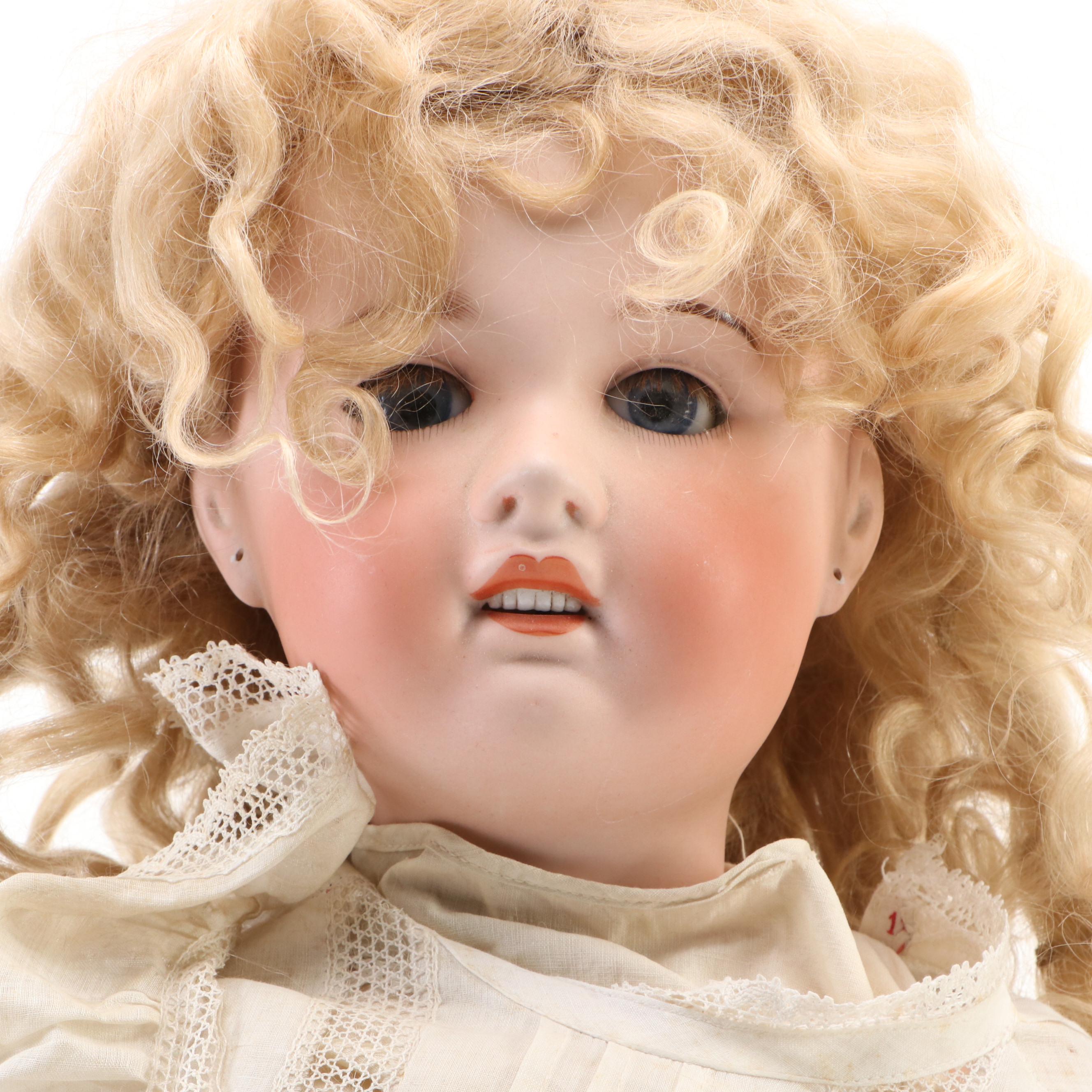 SFBJ Bisque Porcelain and Jointed Composition Doll