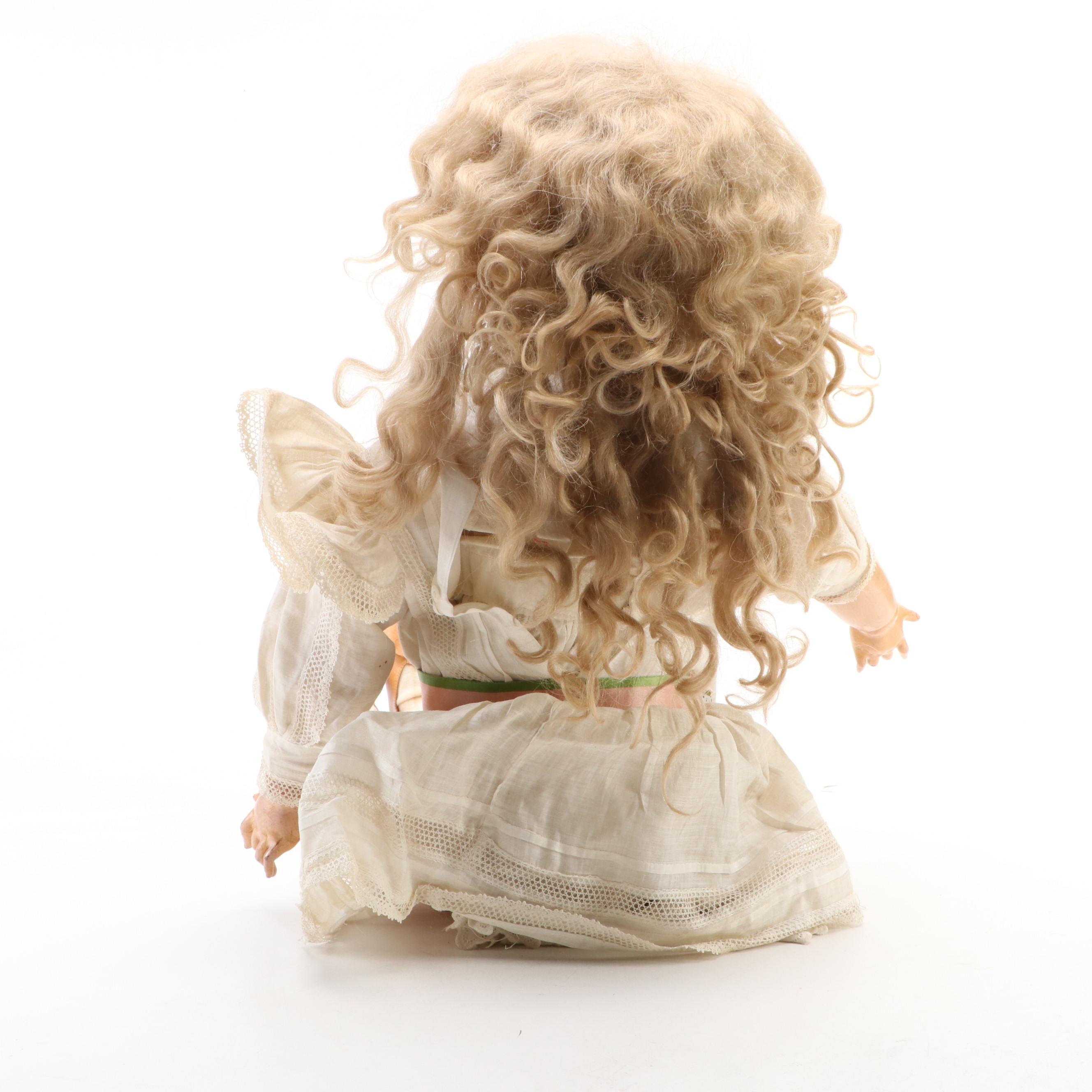 SFBJ Bisque Porcelain and Jointed Composition Doll