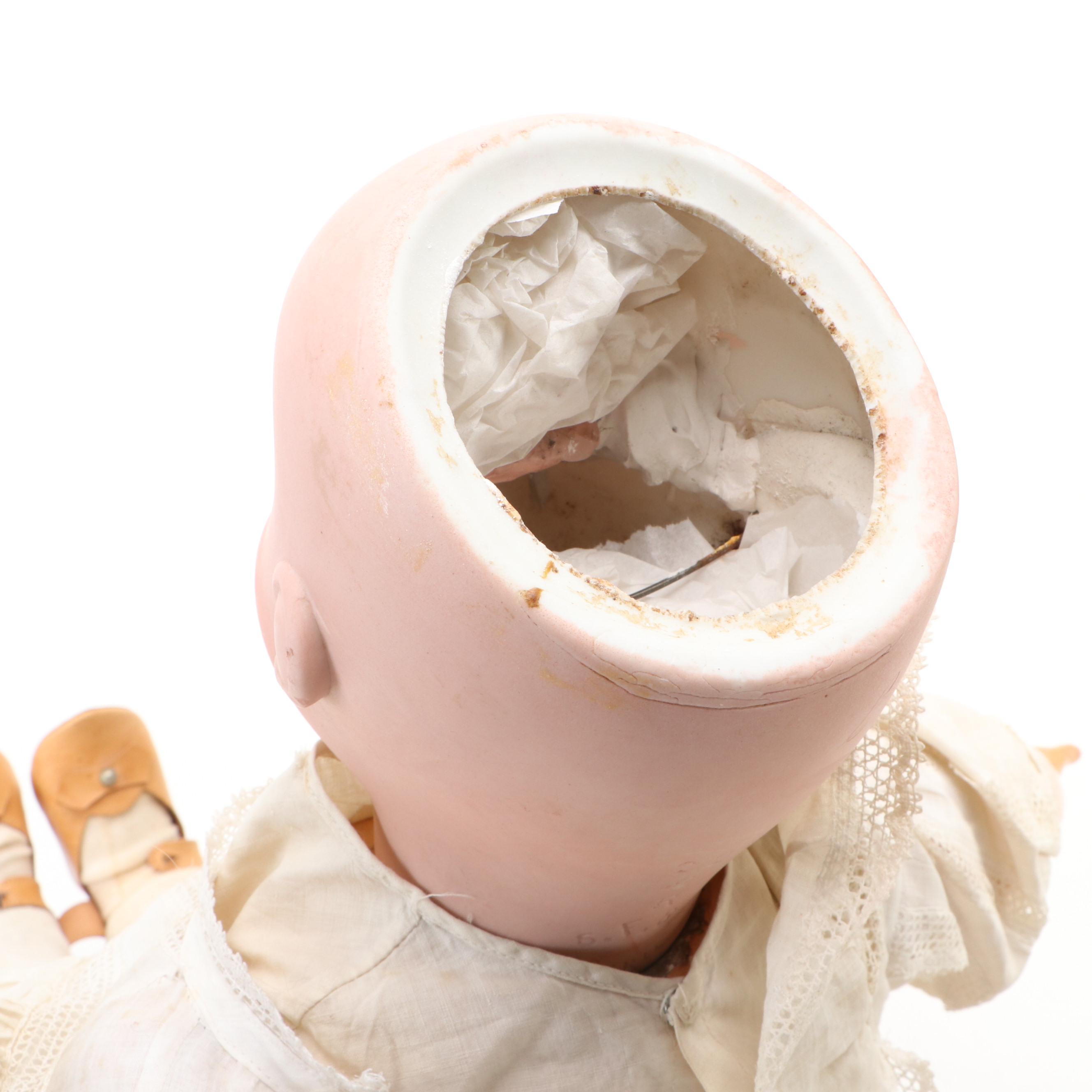 SFBJ Bisque Porcelain and Jointed Composition Doll