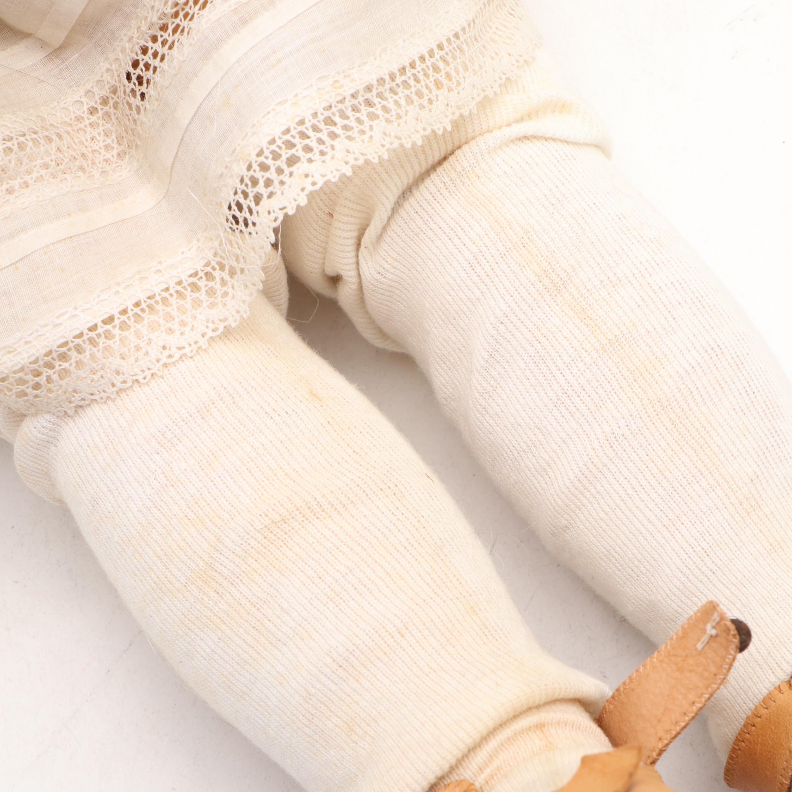 SFBJ Bisque Porcelain and Jointed Composition Doll
