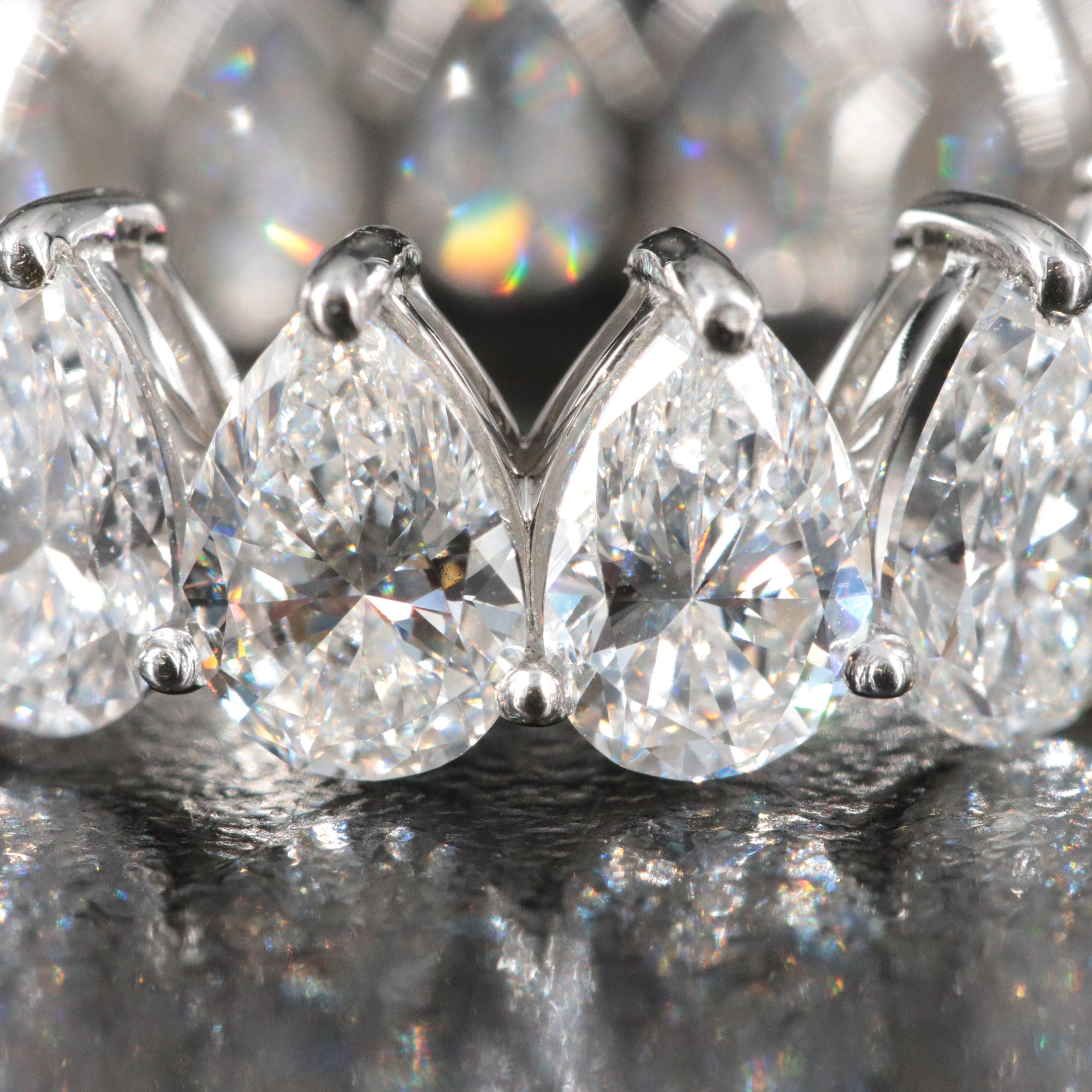 Platinum 7.92 CTW Lab Grown Diamond Eternity Band