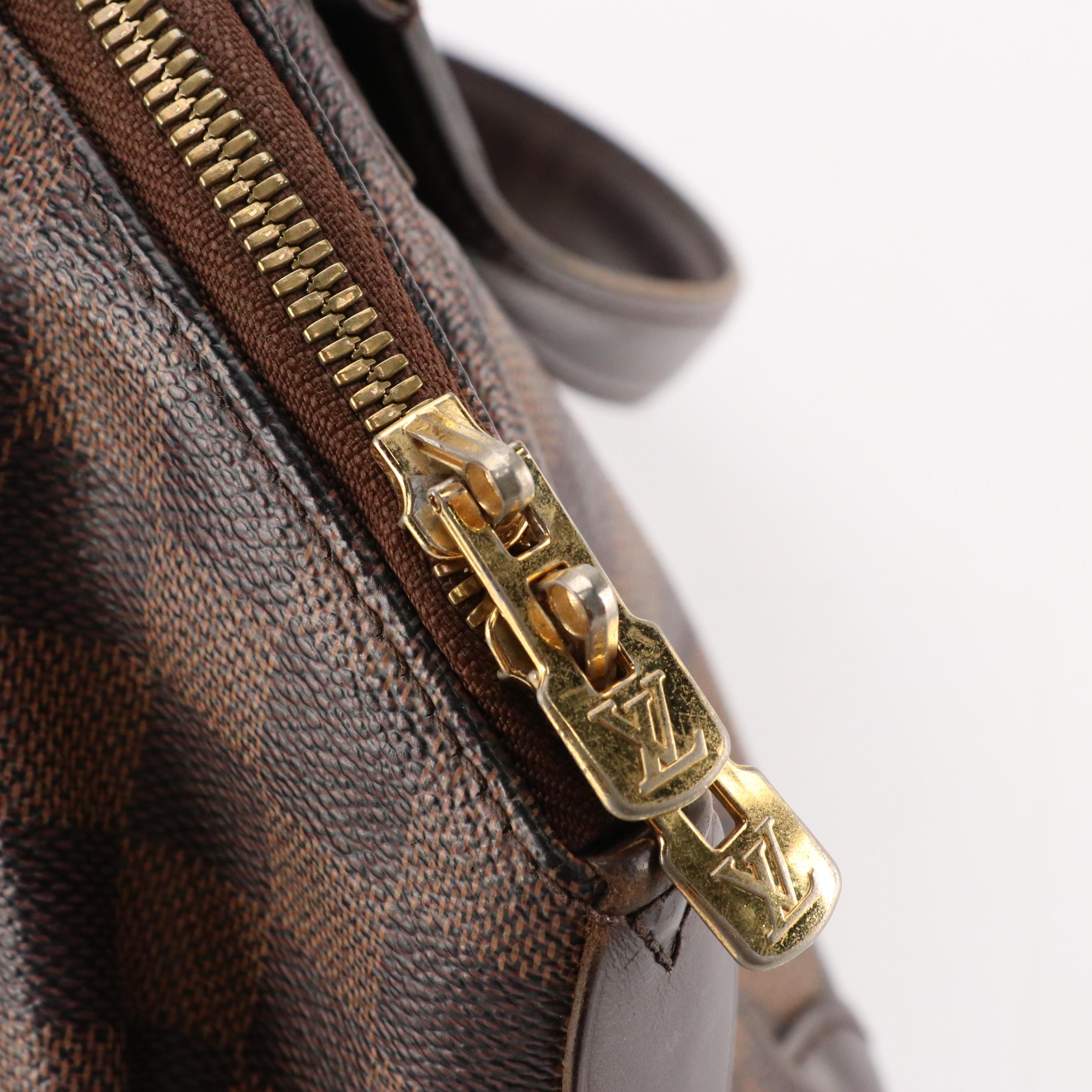 Louis Vuitton Verona PM in Damier Ébène Canvas and Leather Trim