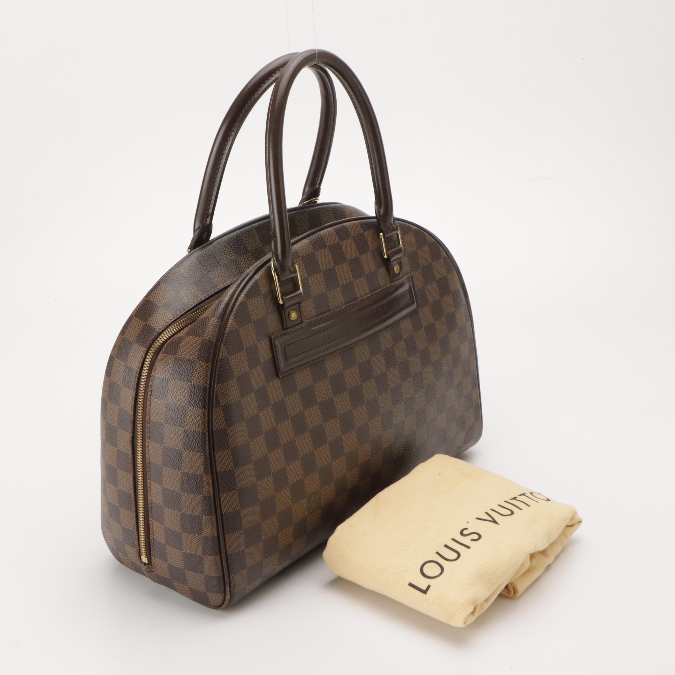 Louis Vuitton Nolita 24 Heures Travel Bag in Damier Ebene Canvas