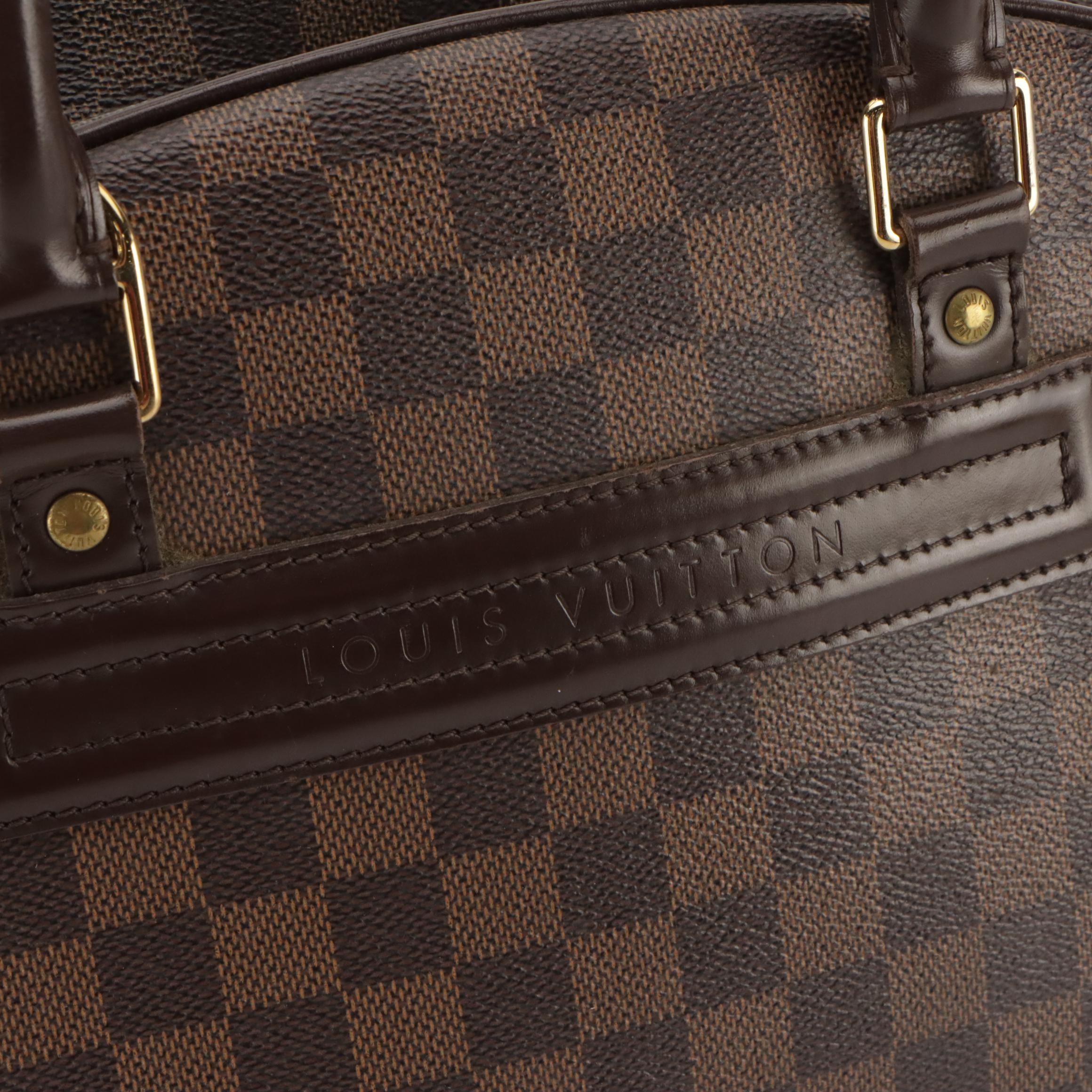 Louis Vuitton Nolita 24 Heures Travel Bag in Damier Ebene Canvas