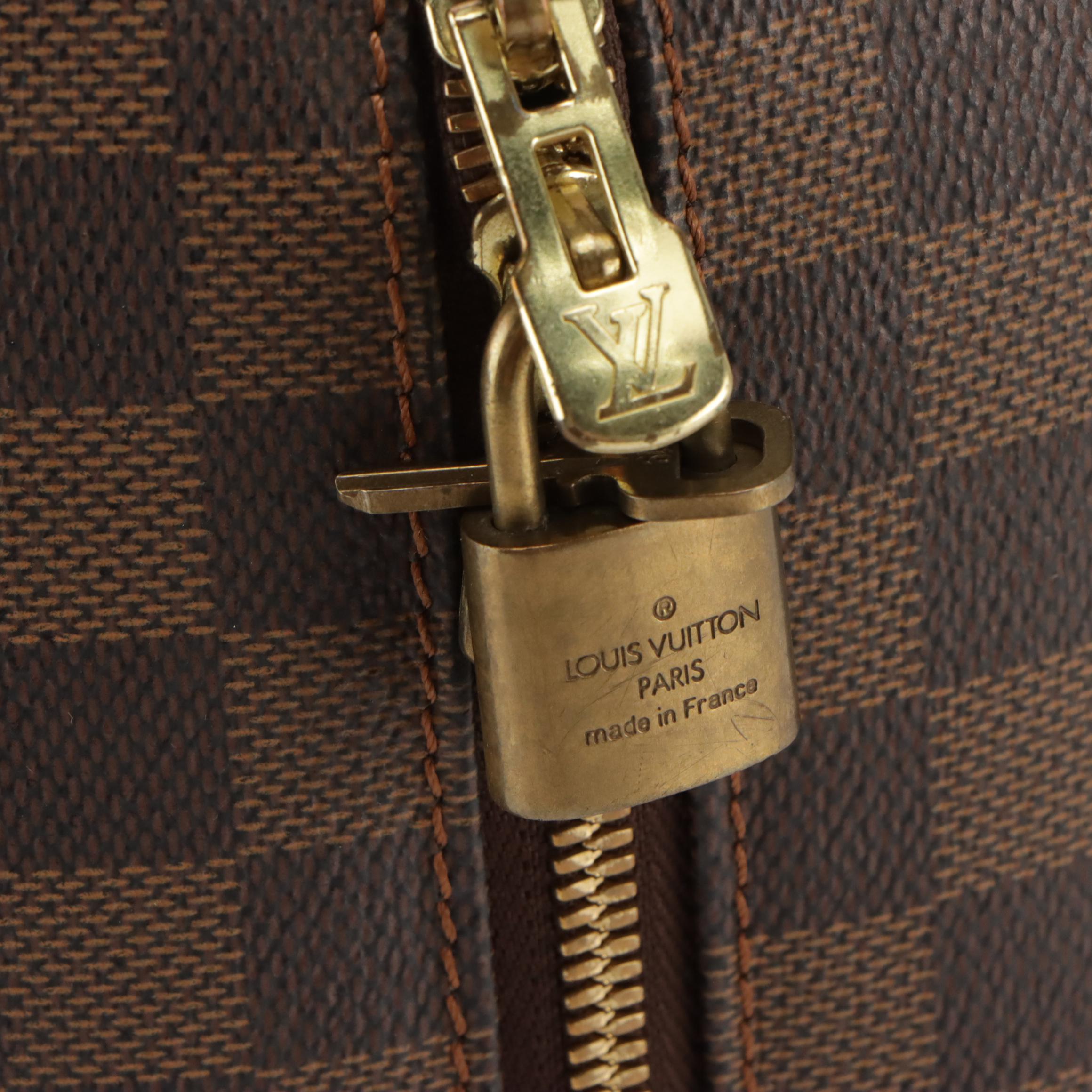 Louis Vuitton Nolita 24 Heures Travel Bag in Damier Ebene Canvas