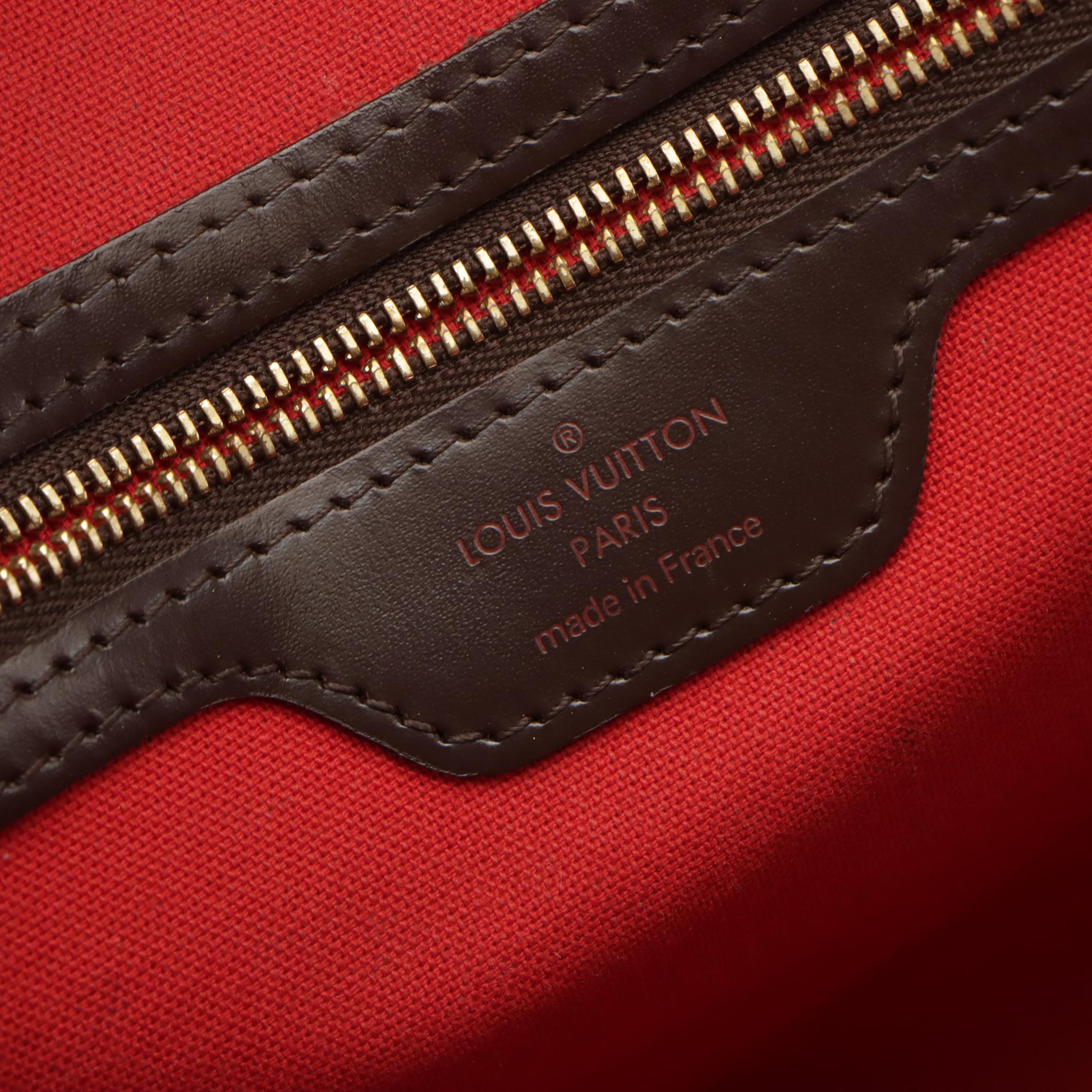 Louis Vuitton Nolita 24 Heures Travel Bag in Damier Ebene Canvas