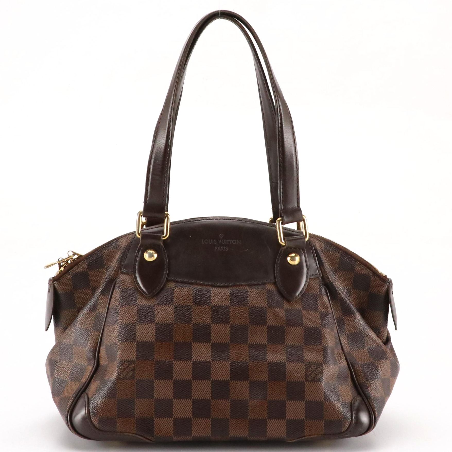 Louis Vuitton Verona PM in Damier Ébène Canvas and Leather Trim