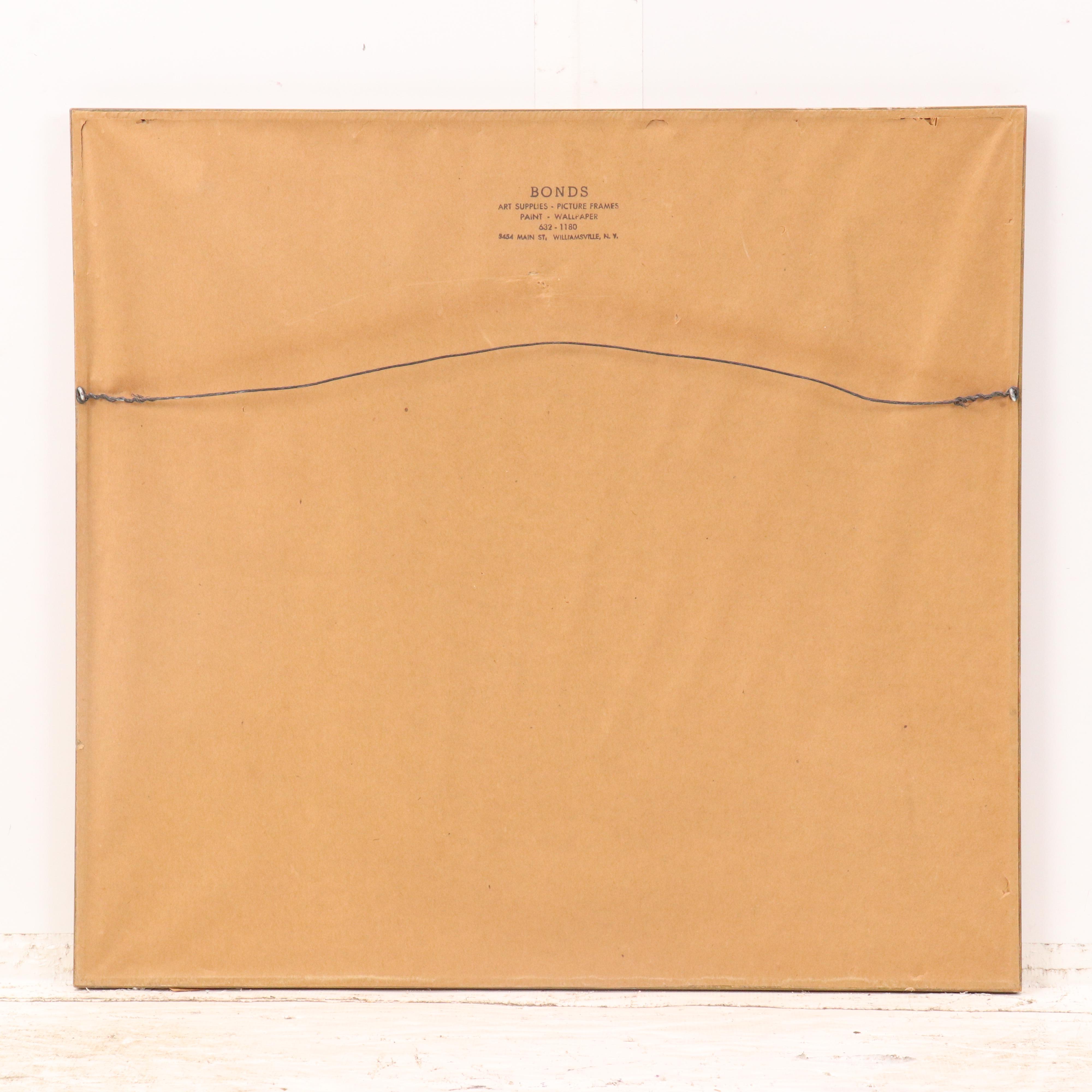 Surrealist Ink Drawing After Paul Klee, `964