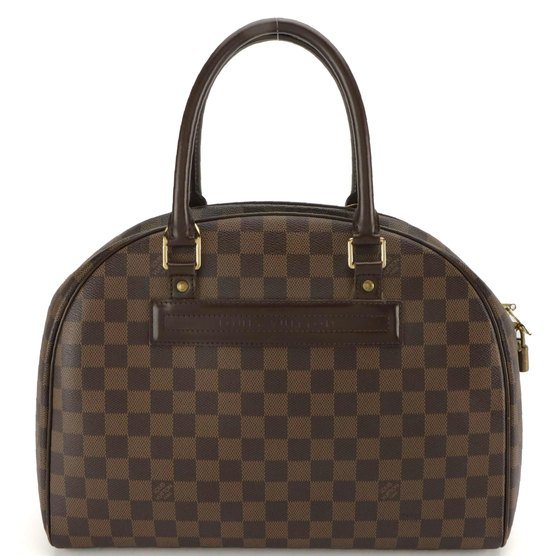 Louis Vuitton Nolita 24 Heures Travel Bag in Damier Ebene Canvas