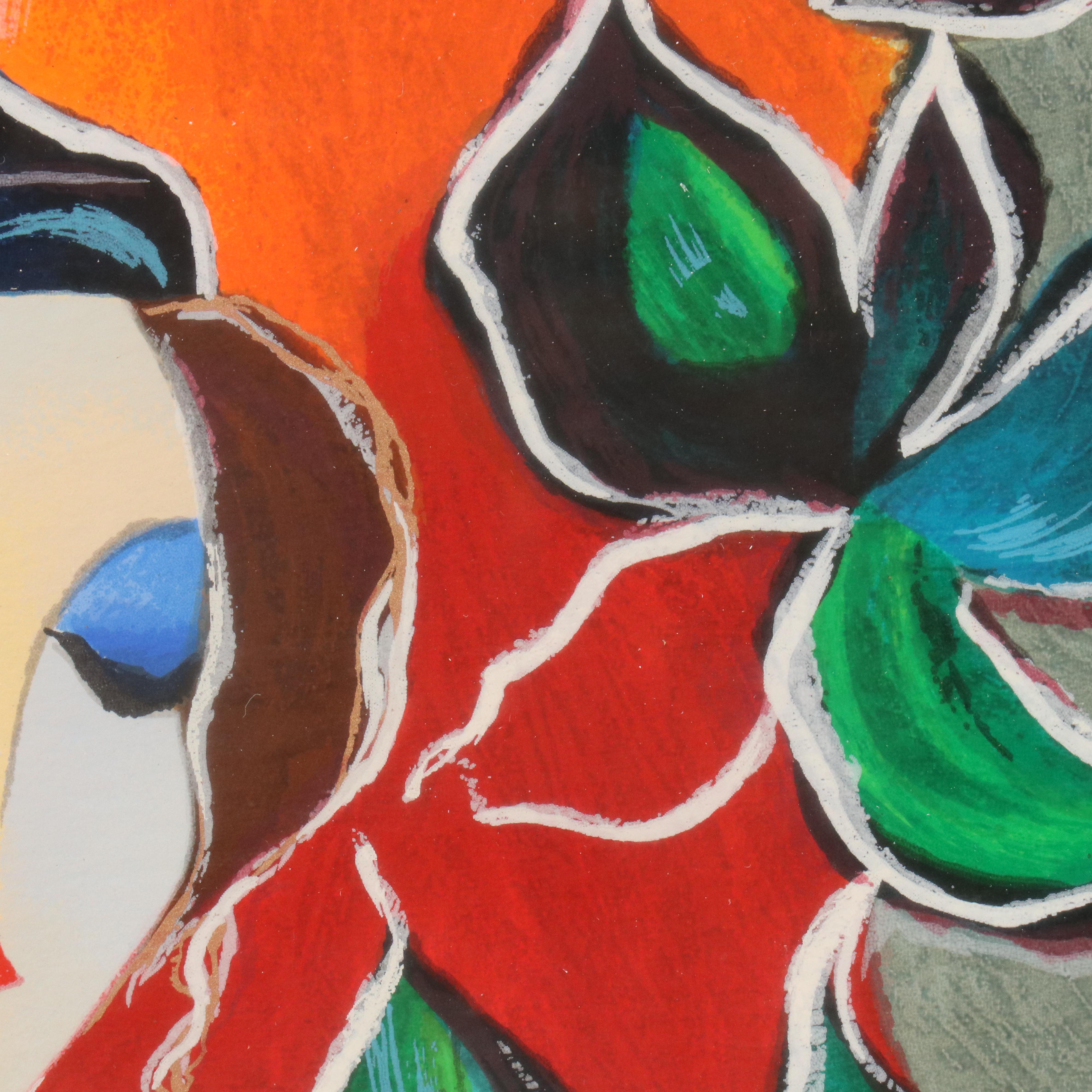 Itzchak Tarkay Serigraph "Blue Room"