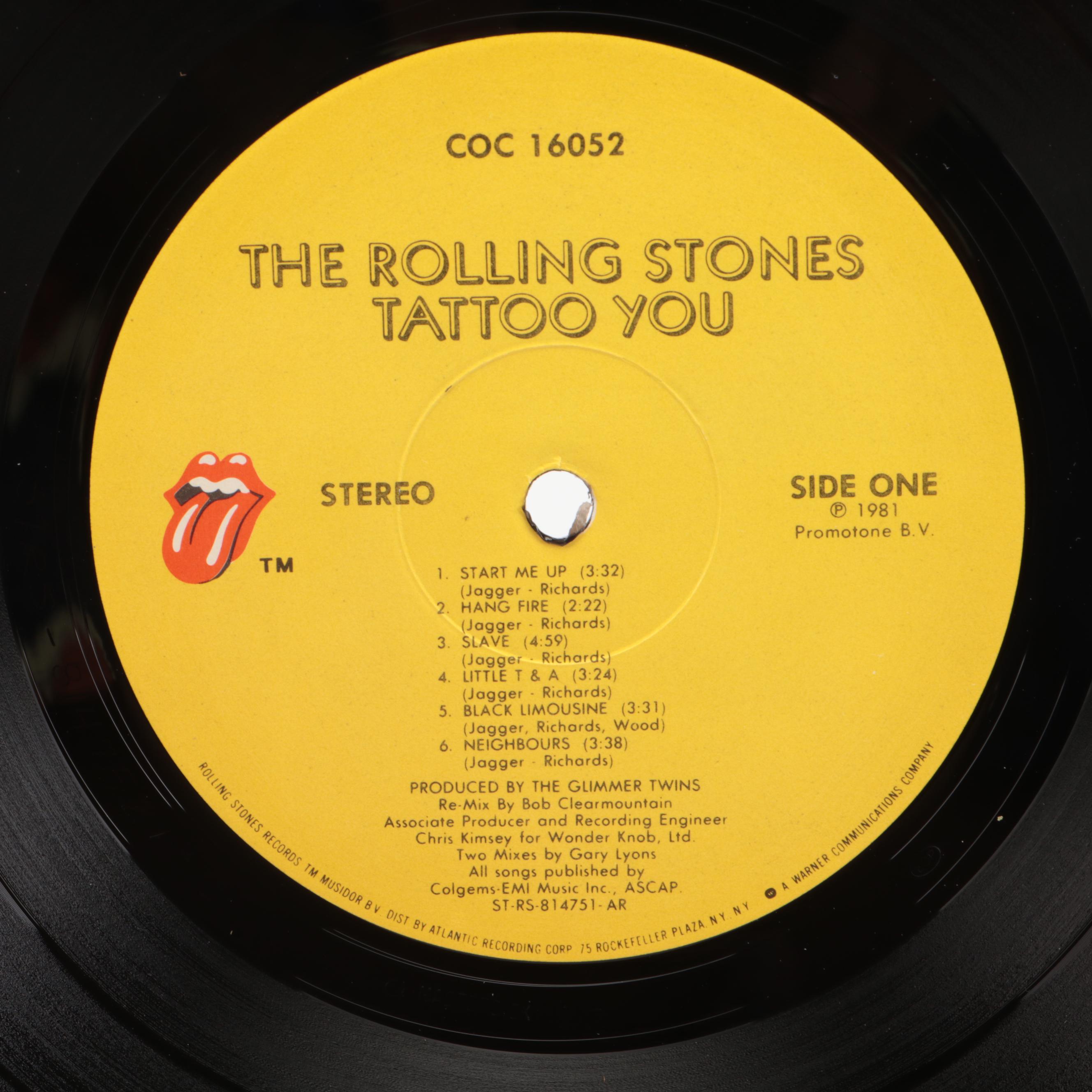 The Rolling Stones, Bob Dylan, Styx, Bob Scaggs and More 12" Records