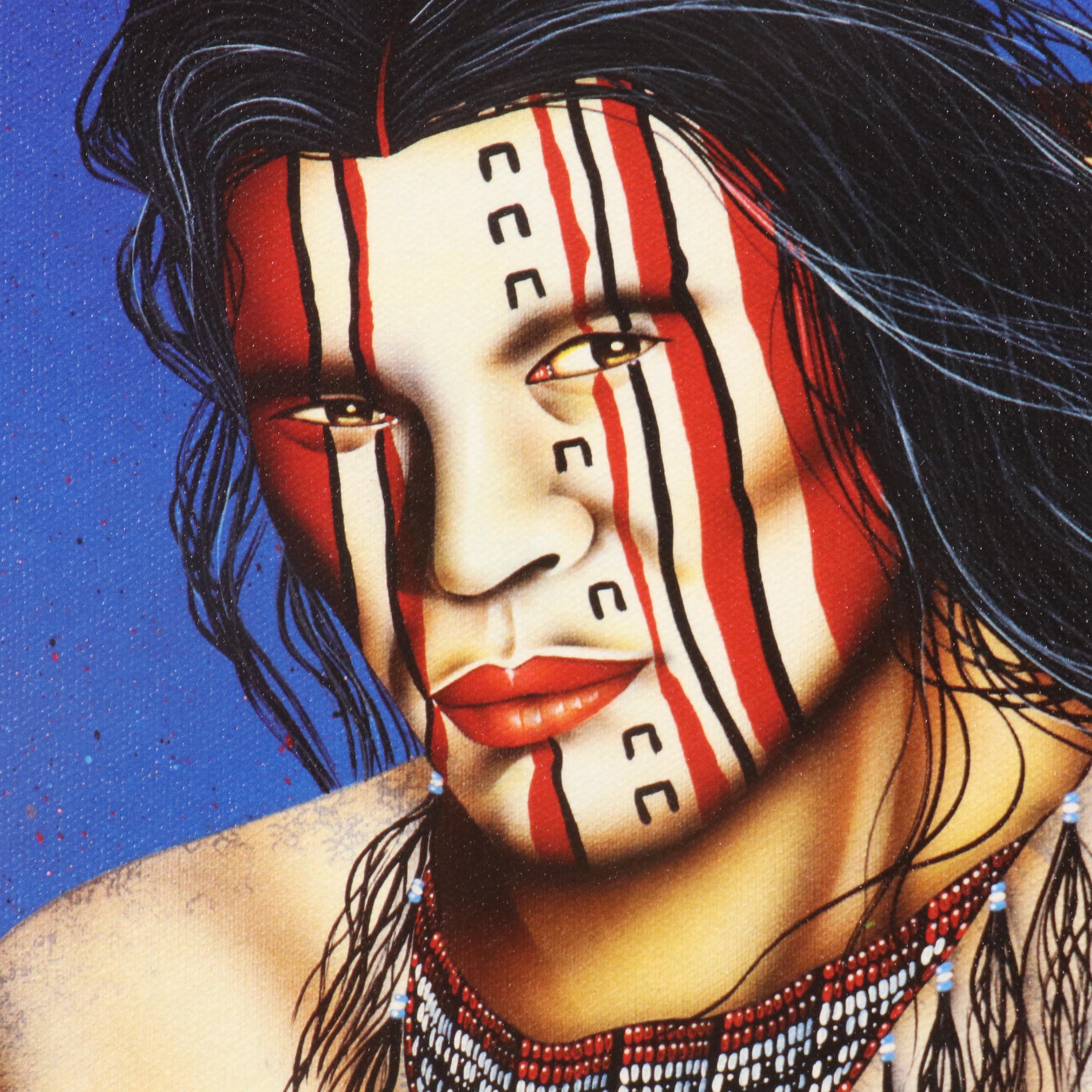 Henri Peter Offset Lithograph "Horse Thief"