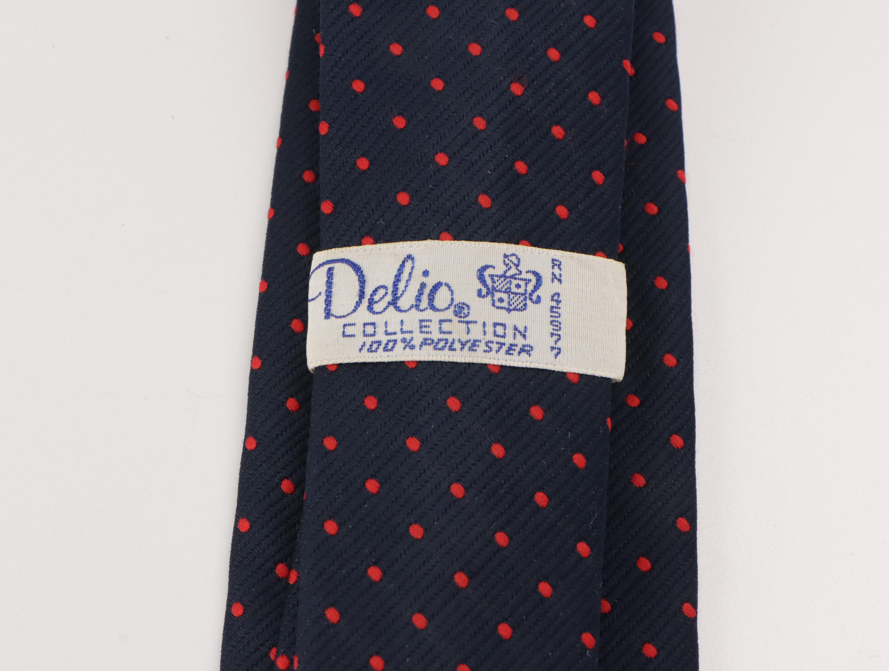 Assorted Vintage Patterned Neckties Featuring Yves Saint Laurent, DKNY, and More