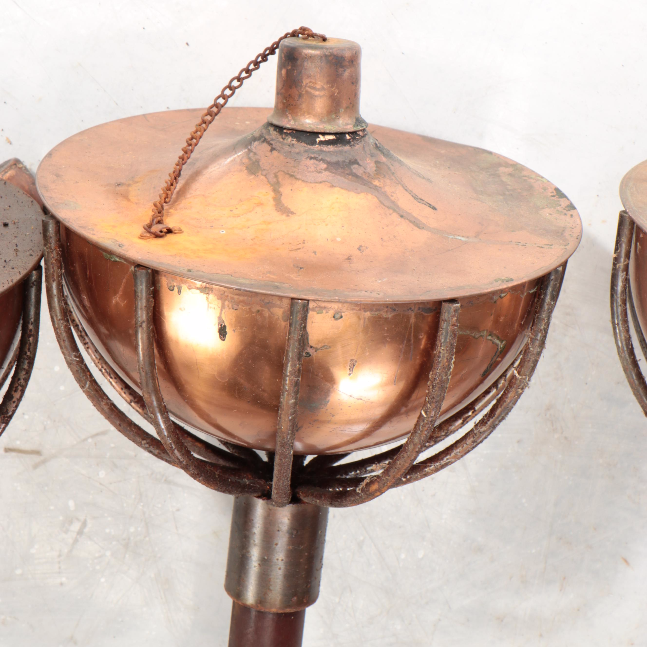 Copper Outdoor Torch Lamps