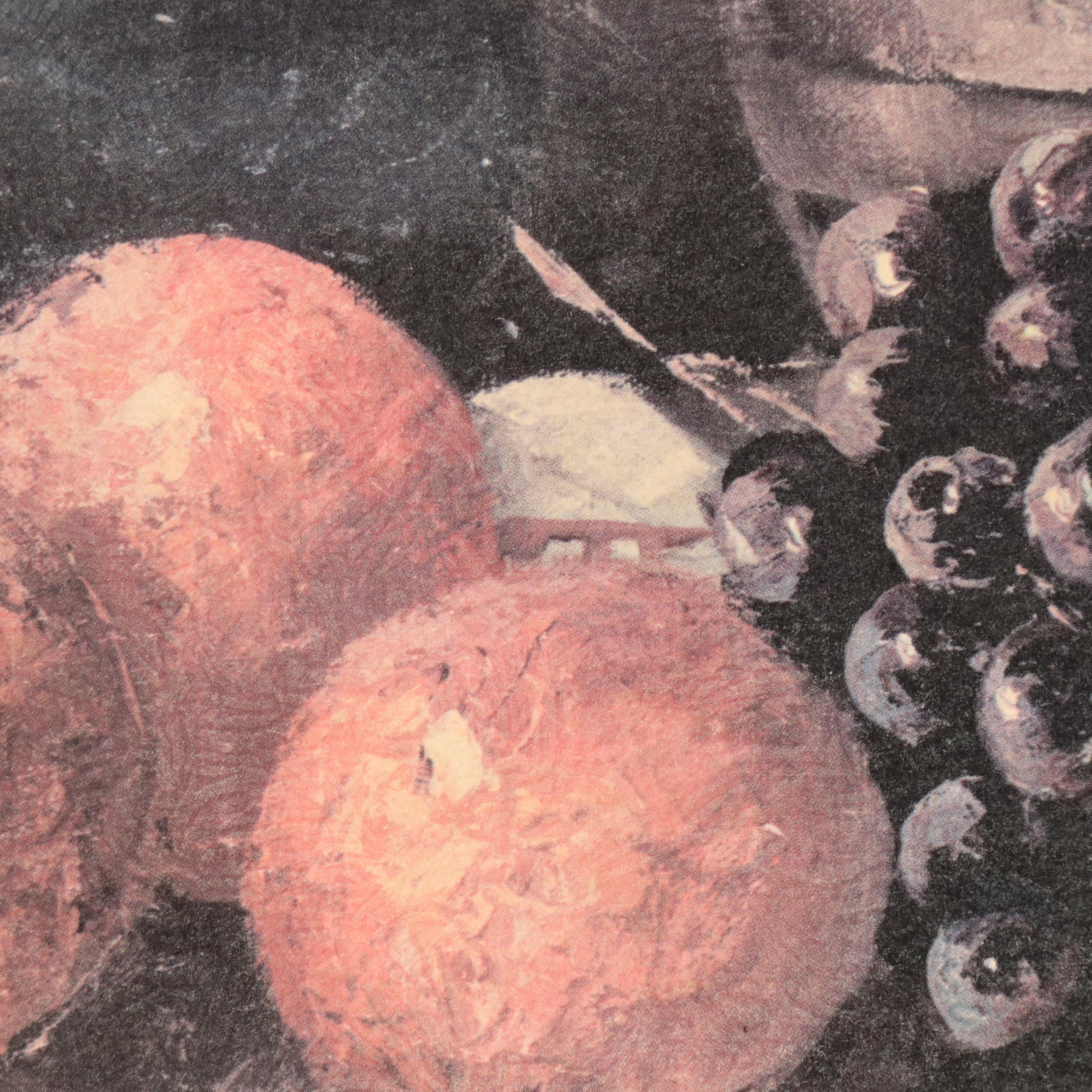 Offset Lithograph Still Life with Fruit